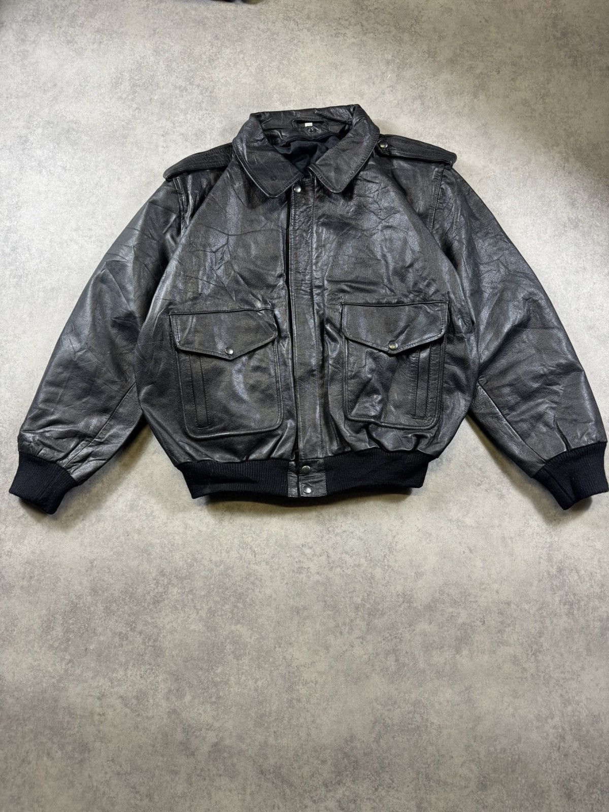 Other Vintage Leather Jacket Size US M / EU 48-50 / 2 - 1 Thumbnail