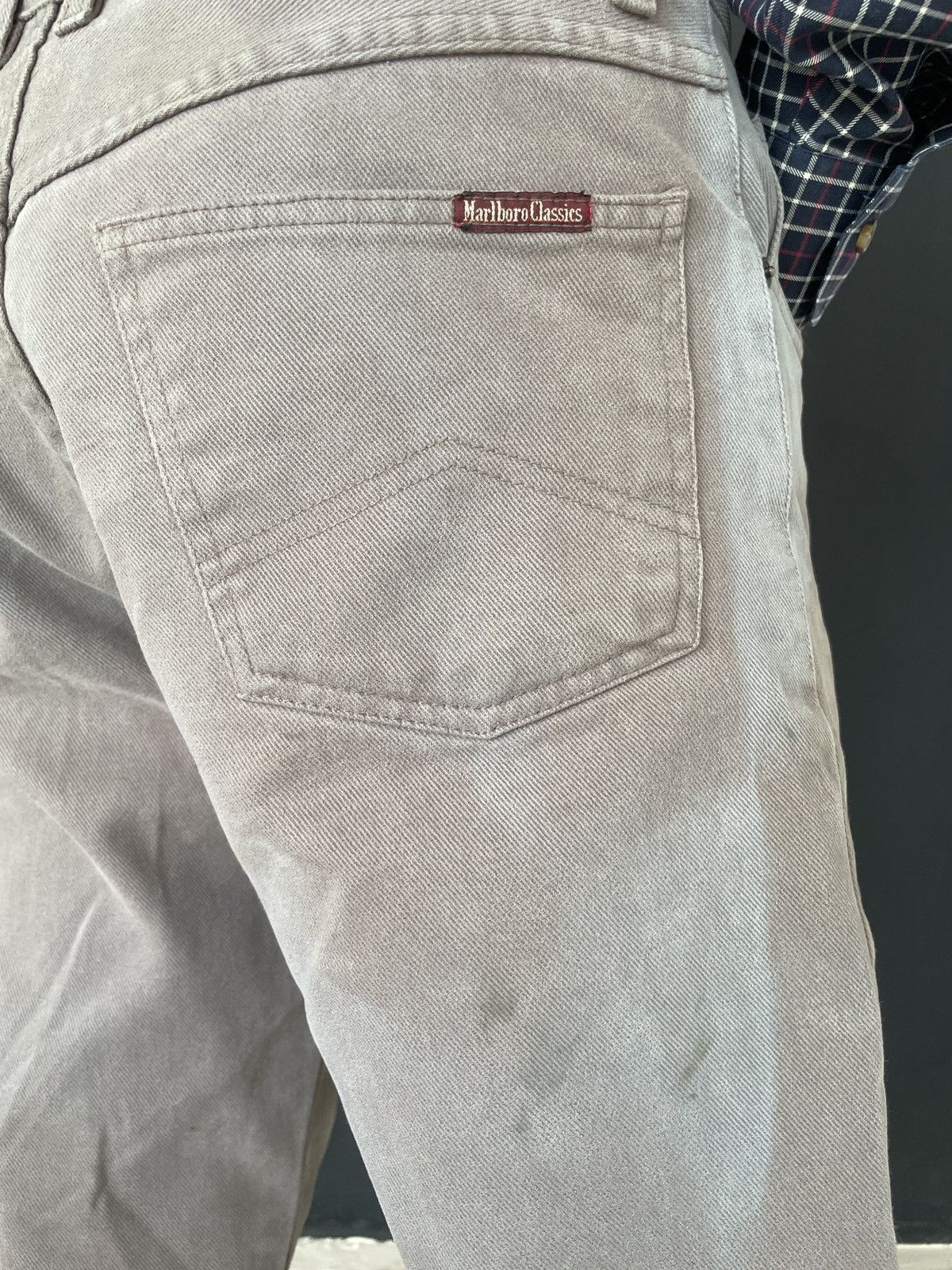 Marlboro Classics Vintage Marlboro Classics heavy denim workwear pants Size US 31 - 14 Thumbnail