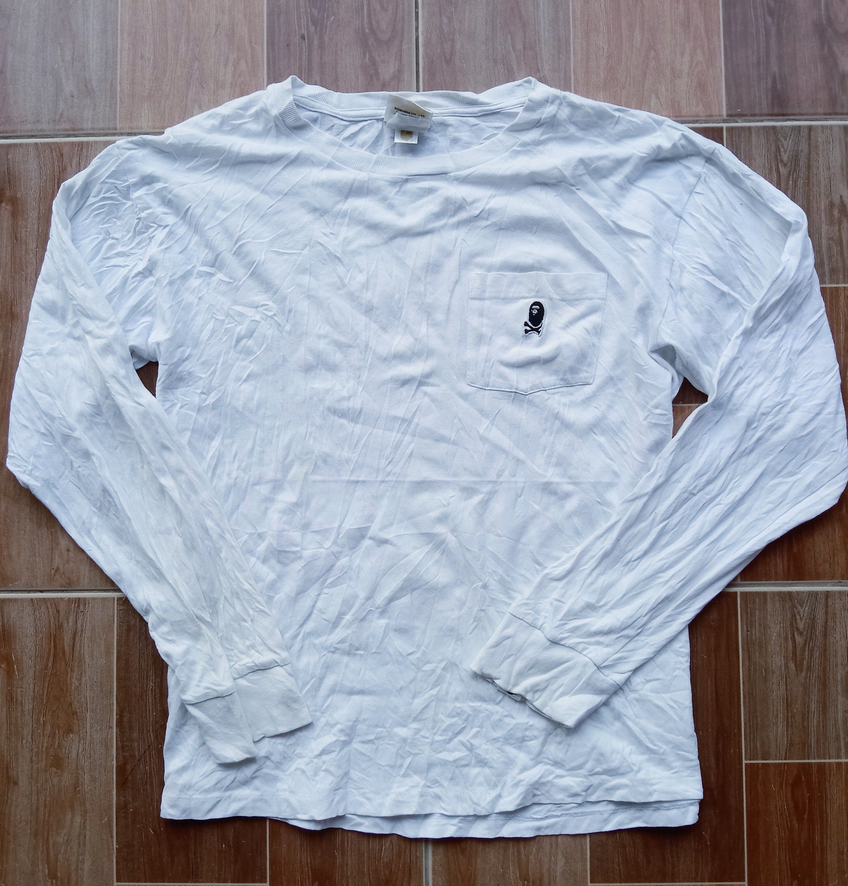 Bape A Bathin Ape Pirates Pocket Longsleeve Size US L / EU 52-54 / 3 - 1 Thumbnail