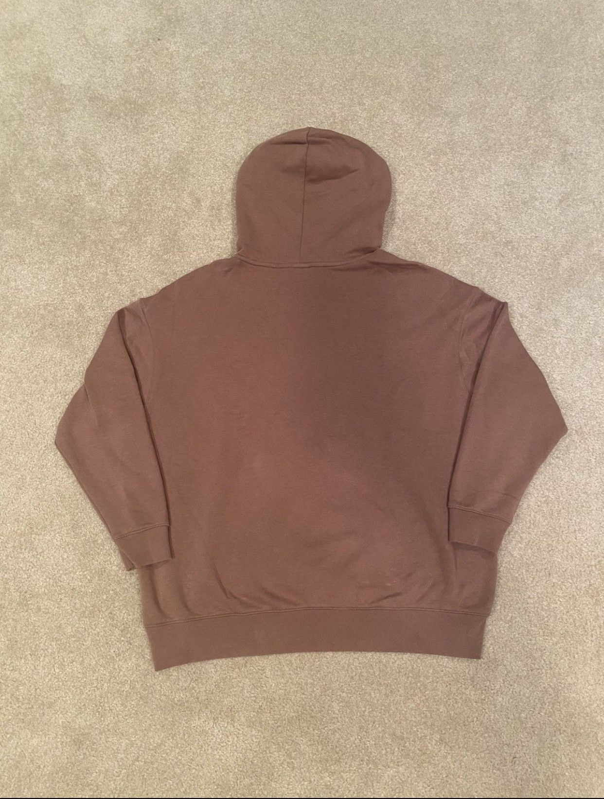 Nike Nike Vintage Brown Centre Swoosh Hoodie Size US XL / EU 56 / 4 - 2 Thumbnail