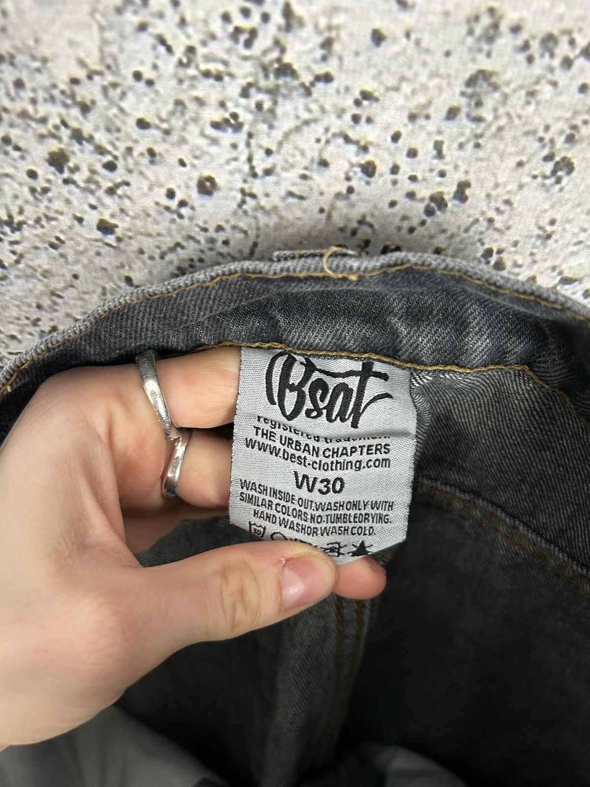 Vintage Vintage Bsat Rap Baggy Denim Pants Streetwear 90s Skate Size US 30 / EU 46 - 9 Thumbnail
