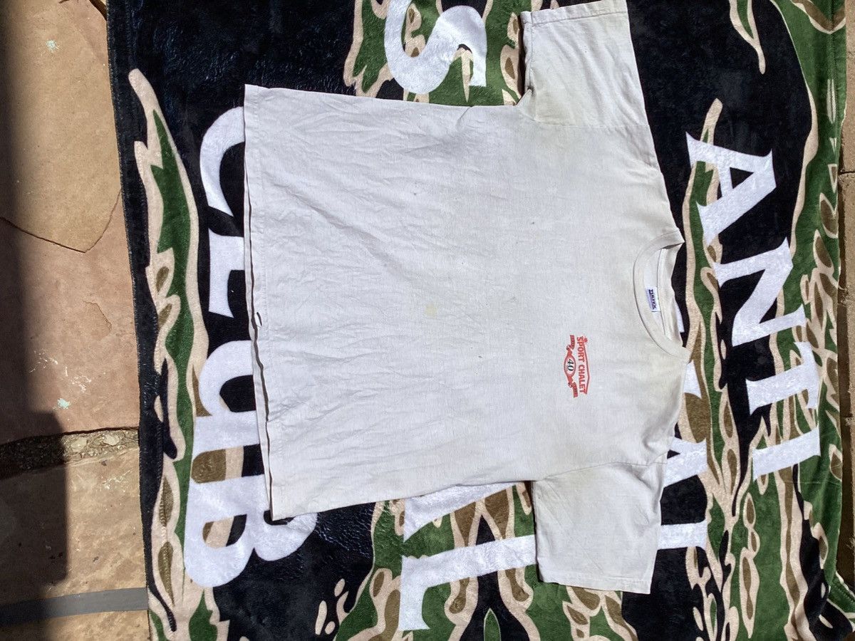 Tultex × Vintage Vintage 1990s sports chalet, distressed worn T-shirt Size US XL / EU 56 / 4 - 3 Thumbnail