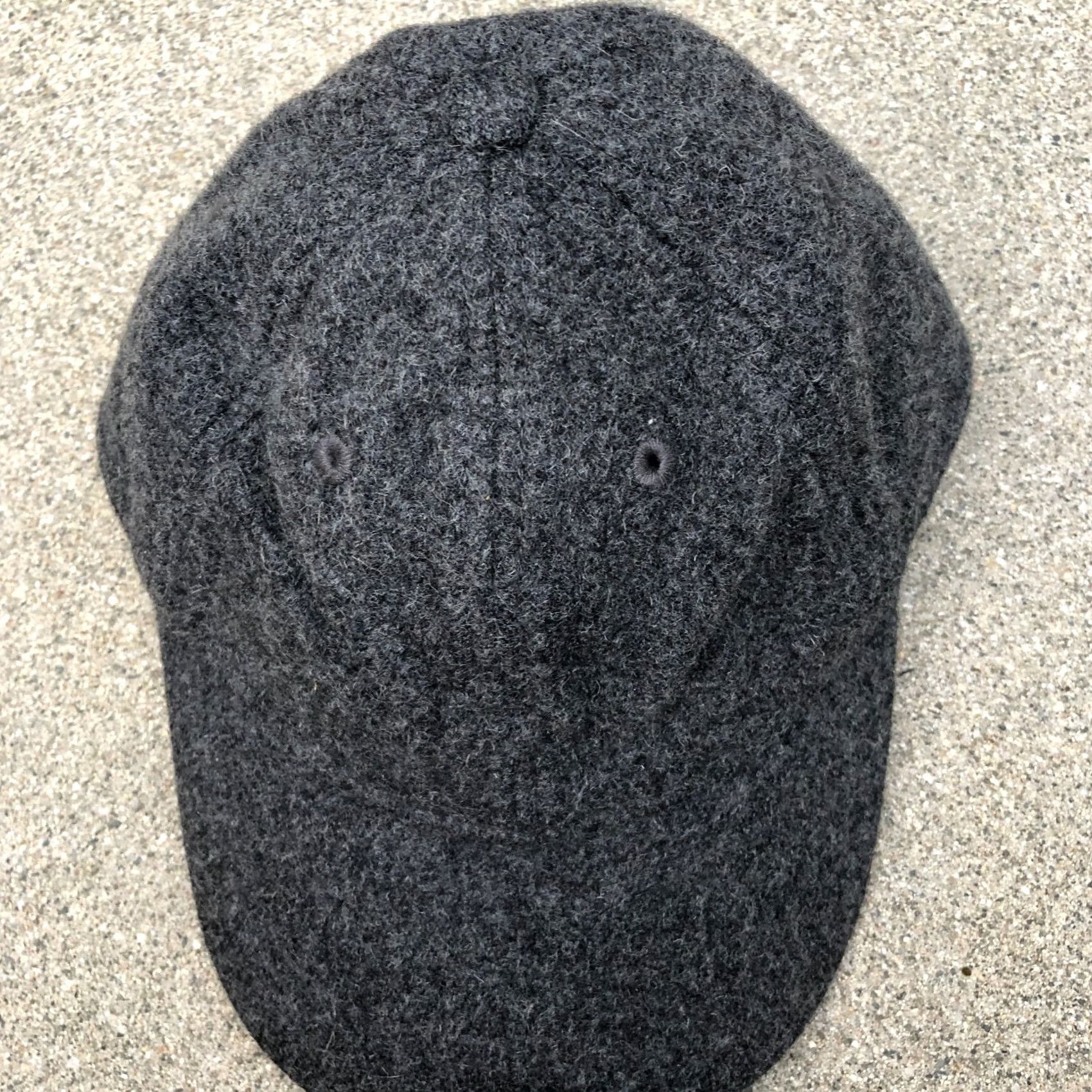 Madewell MADEWELL Wool Blend Baseball Hat Unisex Adult Felt Grey Adjustable Cap Size ONE SIZE - 3 Thumbnail