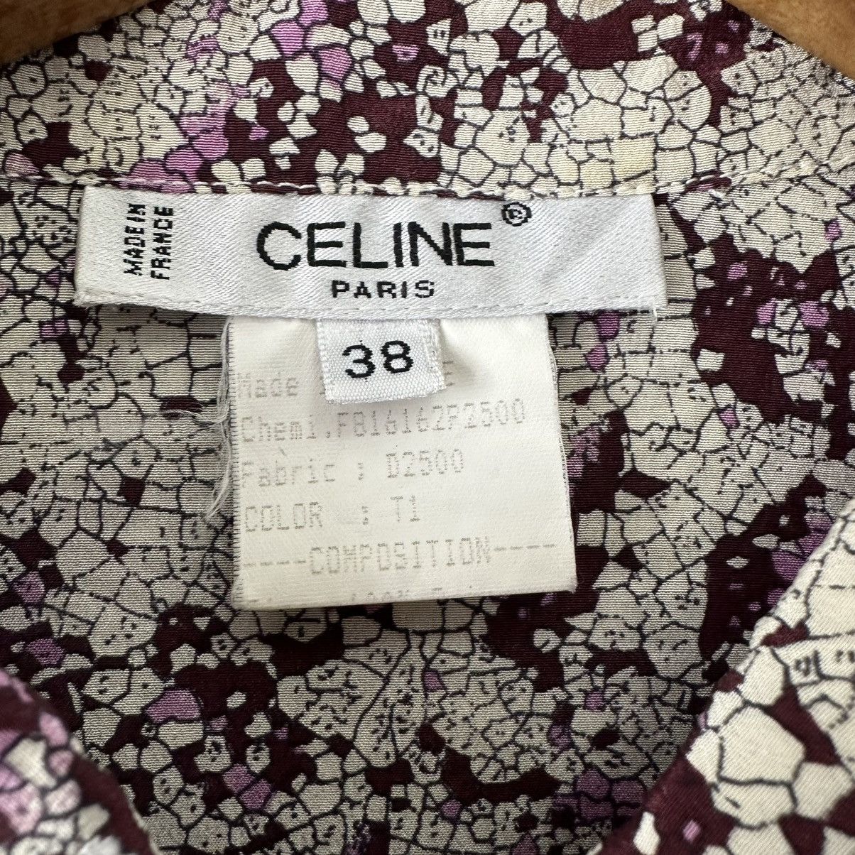 Celine Celine Sakura Snake Print Silk Button Dress Size L / US 10 / IT 46 - 11 Thumbnail