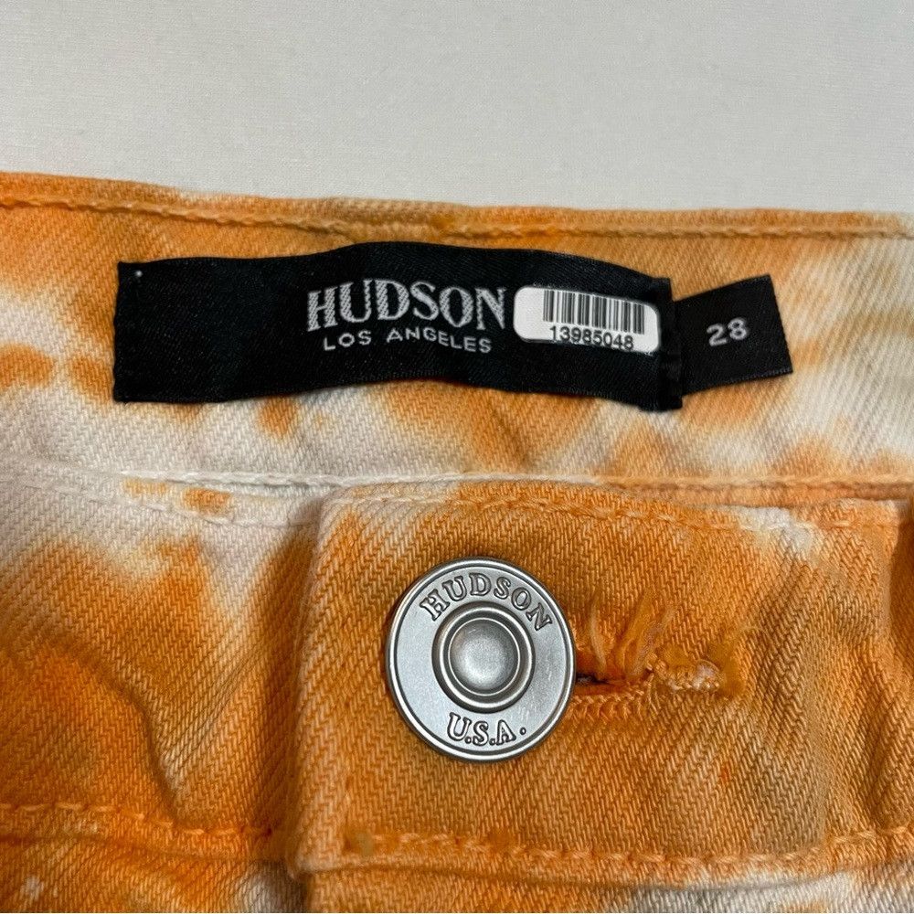 Hudson Hudson Denim Hana Shorts Grey Orange Tie Dye Size 28 Size 28" / US 6 / IT 42 - 9 Thumbnail