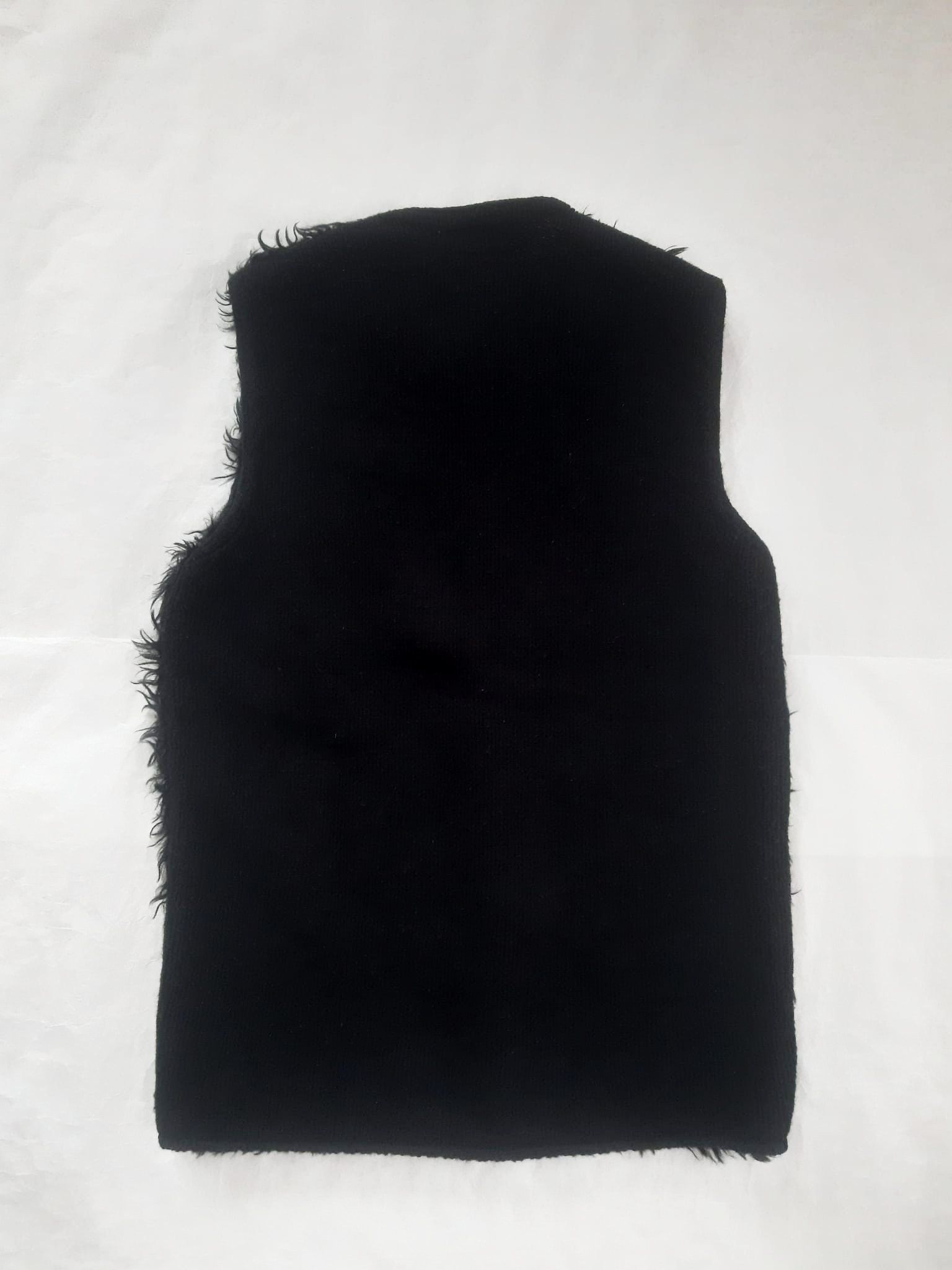 Prada Prada Black Mohair Fur Vest FW 2007 Runway Size US S / EU 44-46 / 1 - 3 Thumbnail