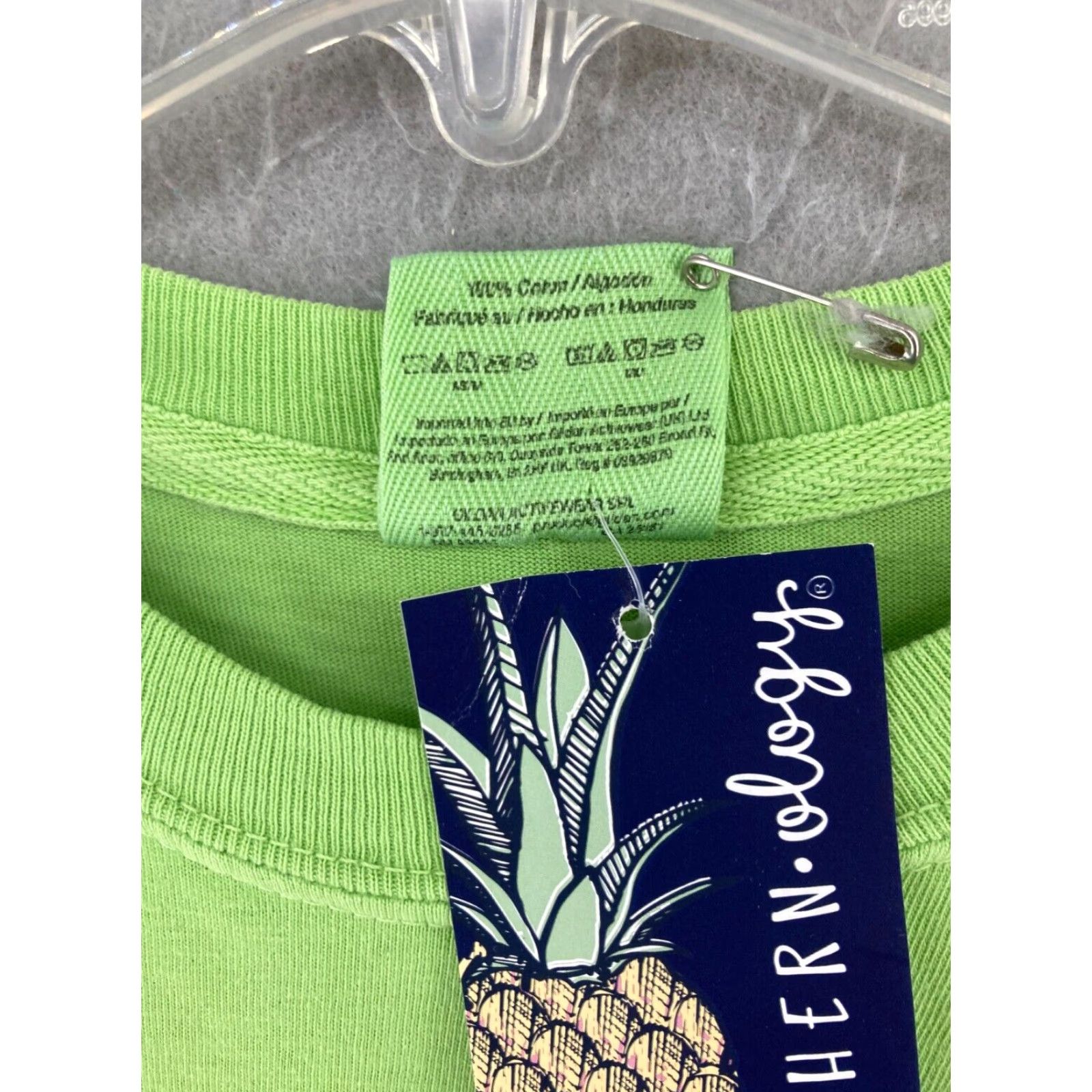 Comfort Colors Comfort Colors Women's T-Shirt Medium Green Pineapple Rainbow Graphic Print Casual Short Sleeve Crew Neck NWT Size M / US 6-8 / IT 42-44 - 7 Thumbnail