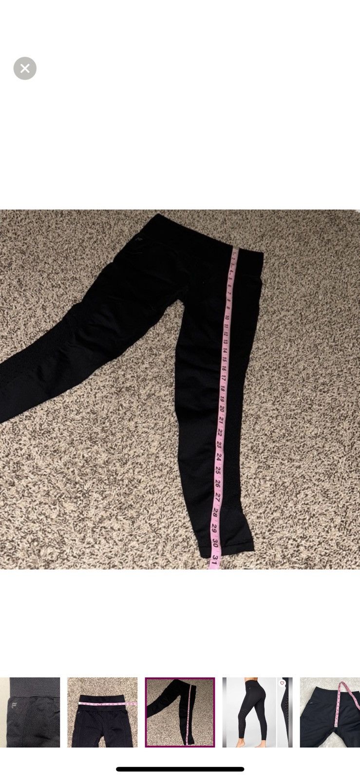 Fabletics Fabletics small sync seamless high waisted 7/8 leggings Size 27" / US 4 / IT 40 - 6 Thumbnail