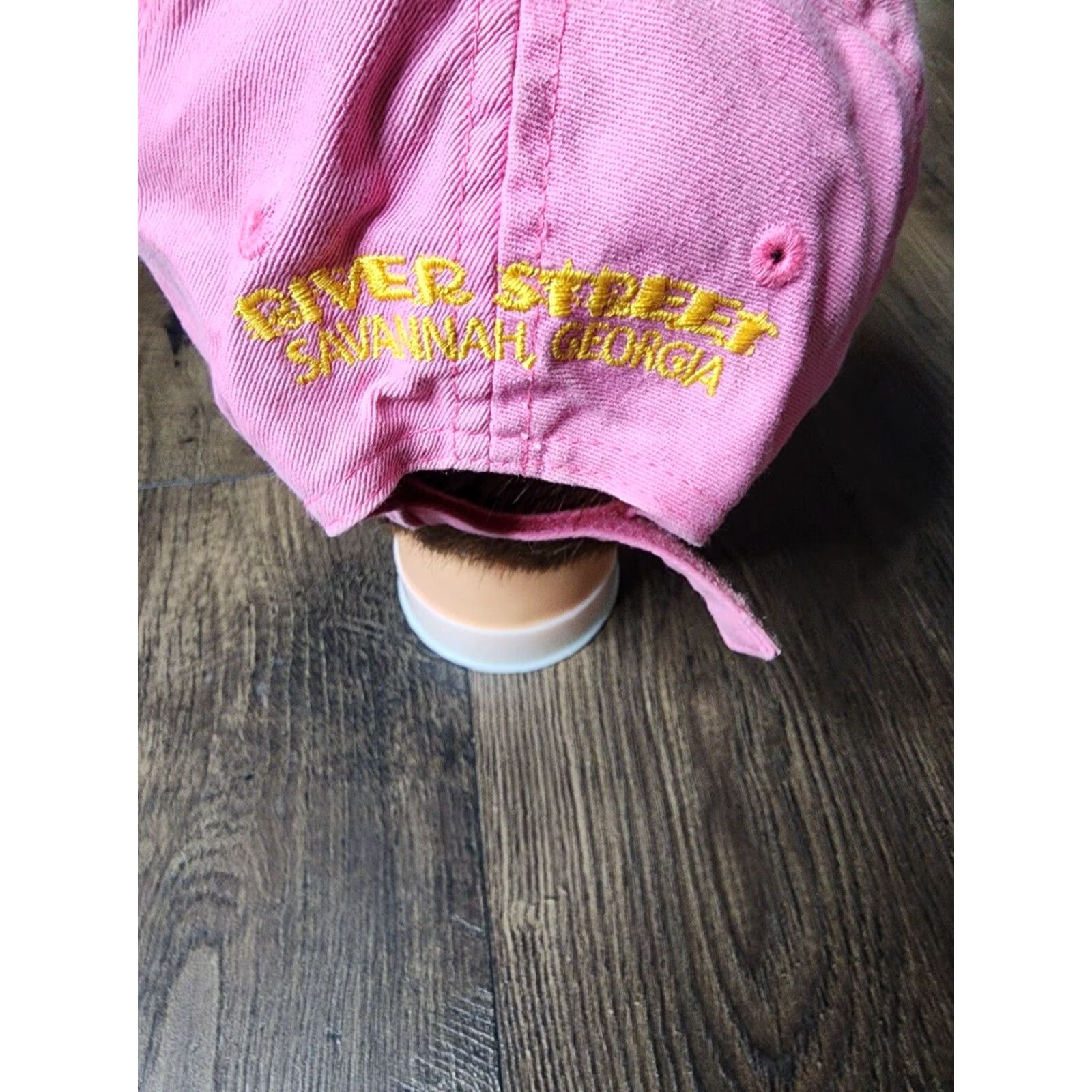 Anvil Vintage Anvil Baseball Cap Hat Unisex Adjustable Pink Retro Style Casual Size ONE SIZE - 3 Thumbnail