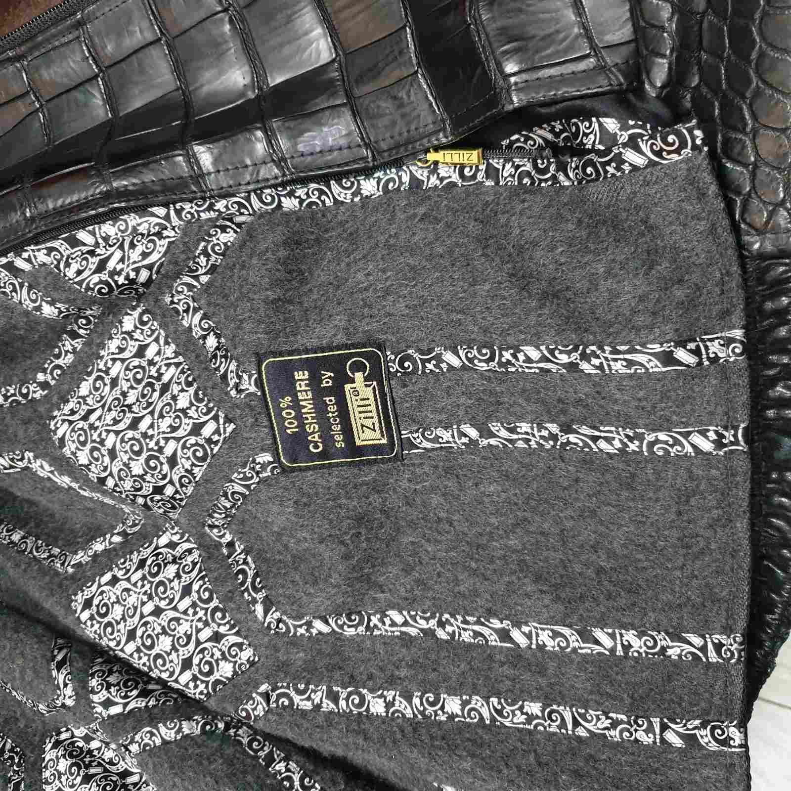 Zilli Zilli croco leather jscket Size US XXL / EU 58 / 5 - 10 Thumbnail