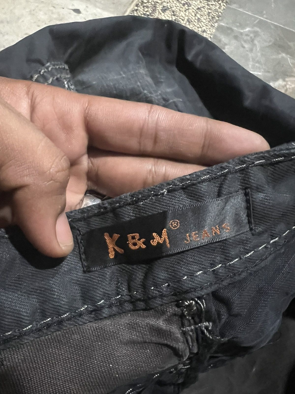 Other SICK🔥K&M JEANS DISTRESSED DENIM PANT Size US 31 - 8 Thumbnail