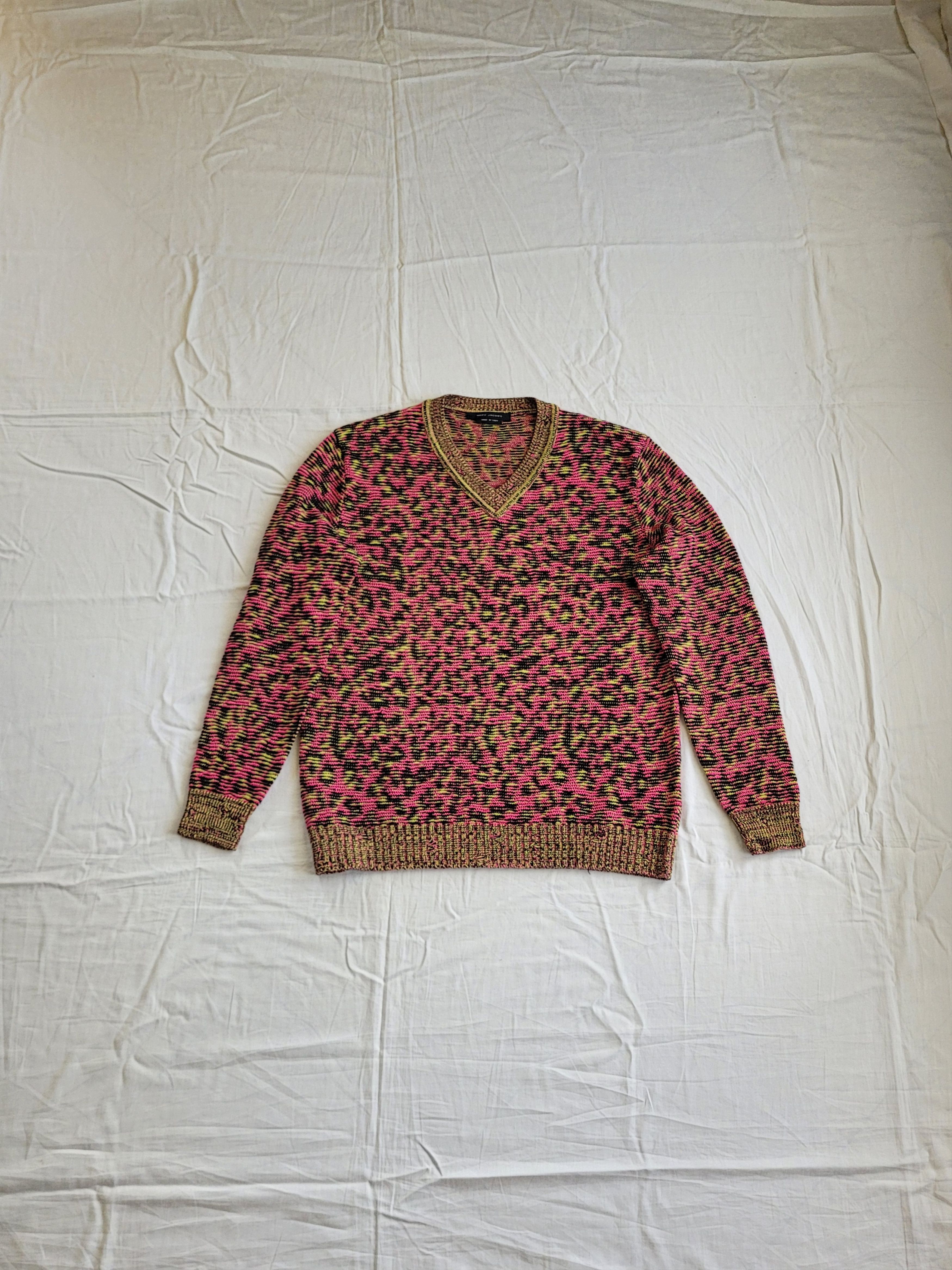 Marc Jacobs Marc Jacobs mainline linen-wool-cashmere jacquard jumper Size US M / EU 48-50 / 2 - 1 Thumbnail