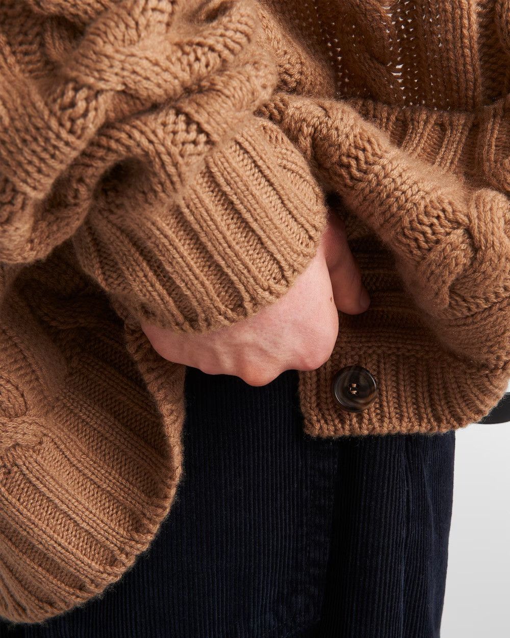 Prada oc11z0625 Cardigan in Brown Size US S / EU 44-46 / 1 - 6 Thumbnail