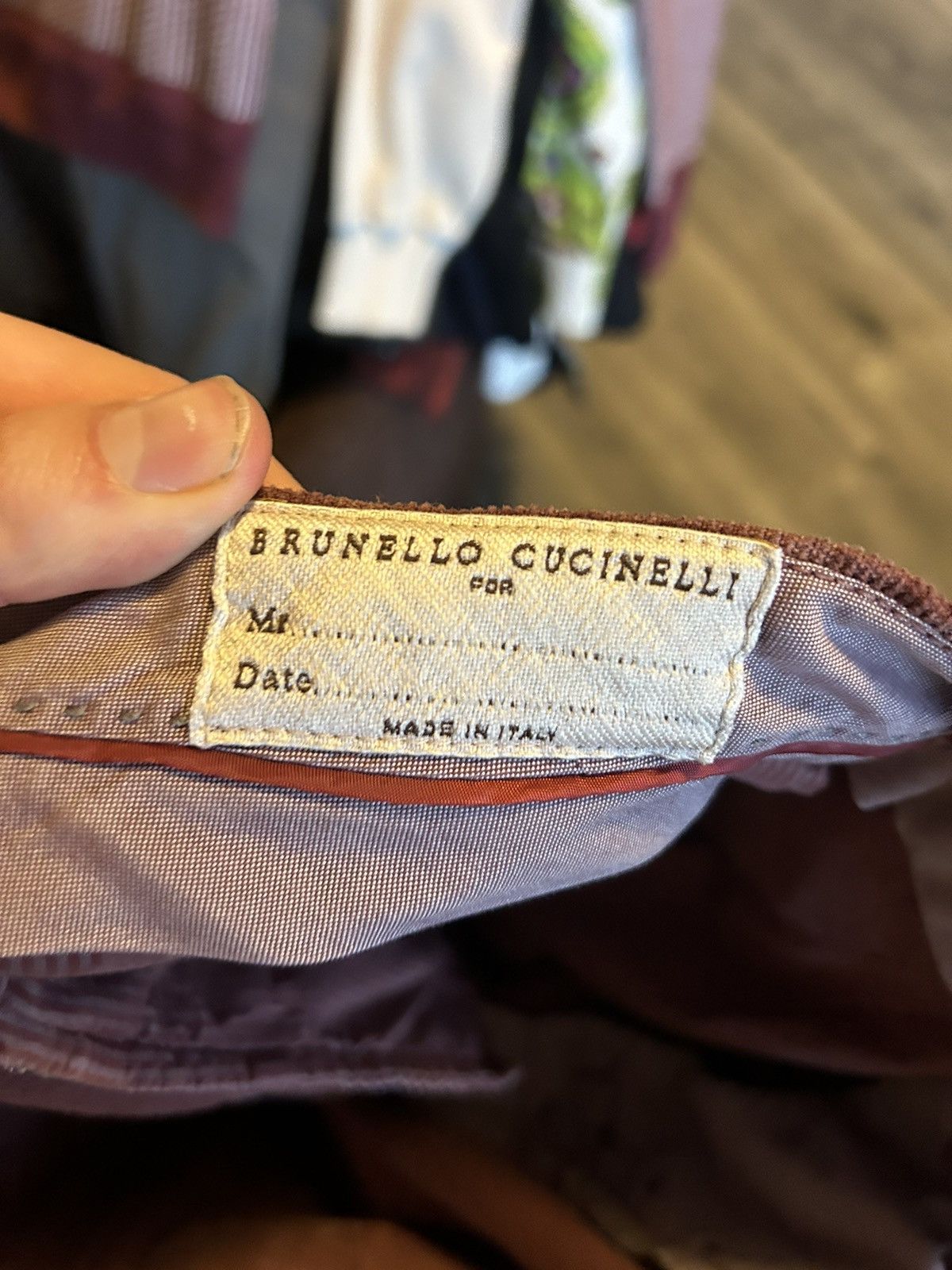 Brunello Cucinelli Brunello Cucinelli Burgundy Corduroy Trousers - Size 52 Size US 36 / EU 52 - 15 Thumbnail