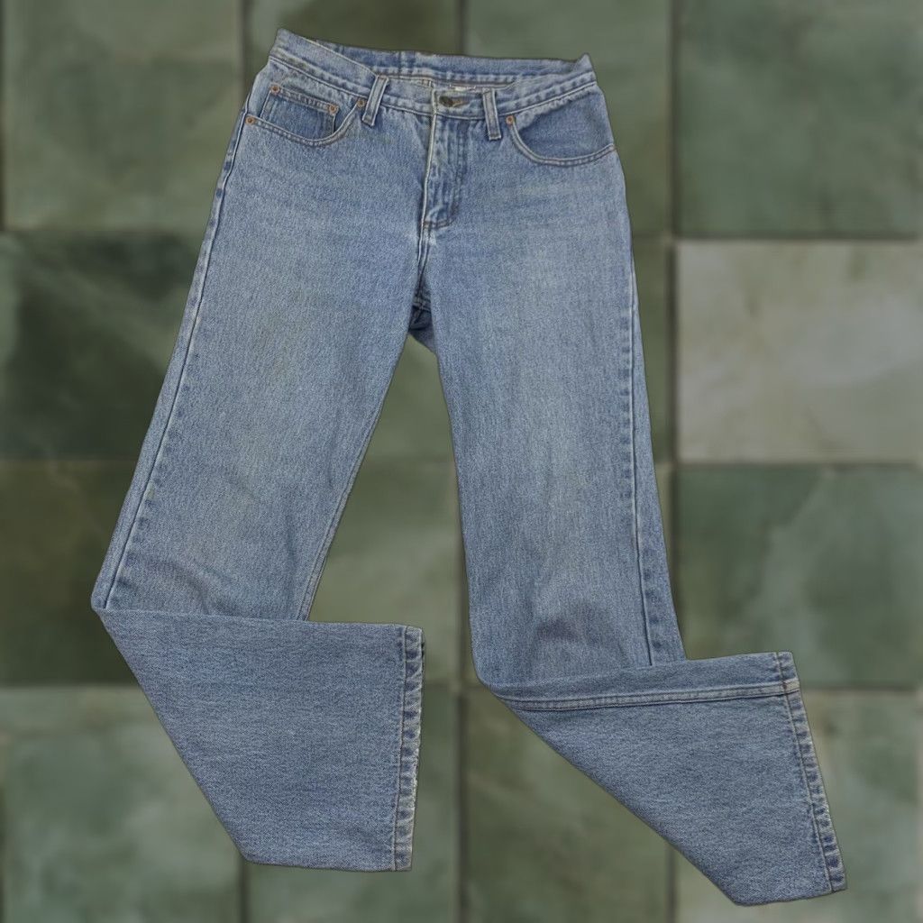 Jordache Vintage Jordache Jeans Womens 28 Blue Flare Denim Worn Grunge 90s 80s USA Flickr? Size 28" / US 6 / IT 42 - 1 Thumbnail