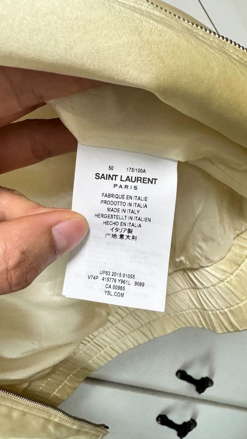 Saint Laurent Paris Saint Laurent Paris Out-of-print heavy duty scale silk jac Size US M / EU 48-50 / 2 - 4 Thumbnail