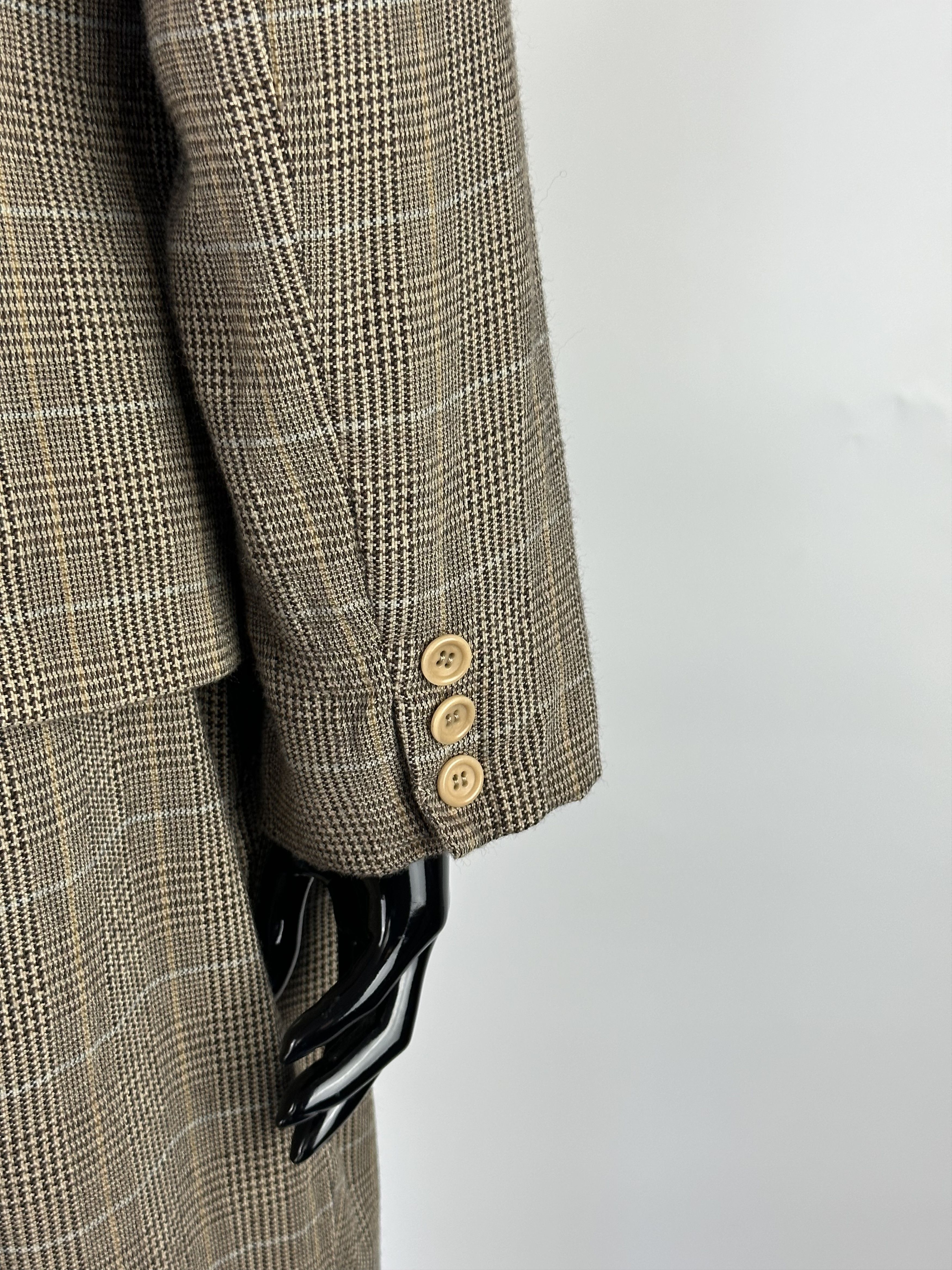 Gerard Darel Gerard Darel Women's Wool Suit Check Size 40/42 Size L / US 10 / IT 46 - 4 Thumbnail