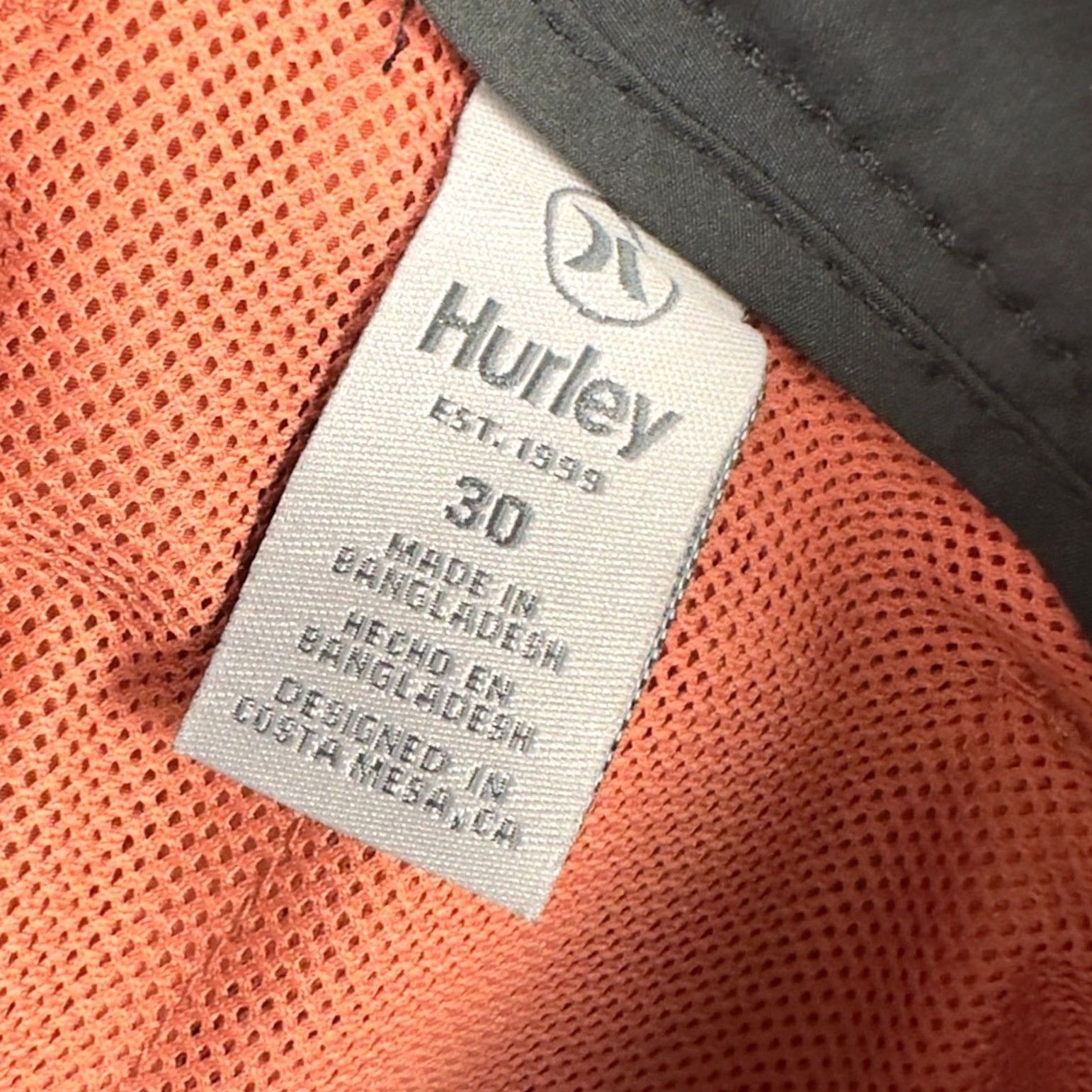 Hurley Hurley Mens All Day Hybrid Shorts 30 Orange Chino Stretch Flat Front Pockets NEW Size US 30 / EU 46 - 5 Thumbnail