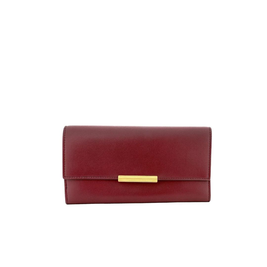 Bottega Veneta o1n1vont1224 Size: OS / Continental Wallet in Burgundy Size ONE SIZE - 1 Thumbnail