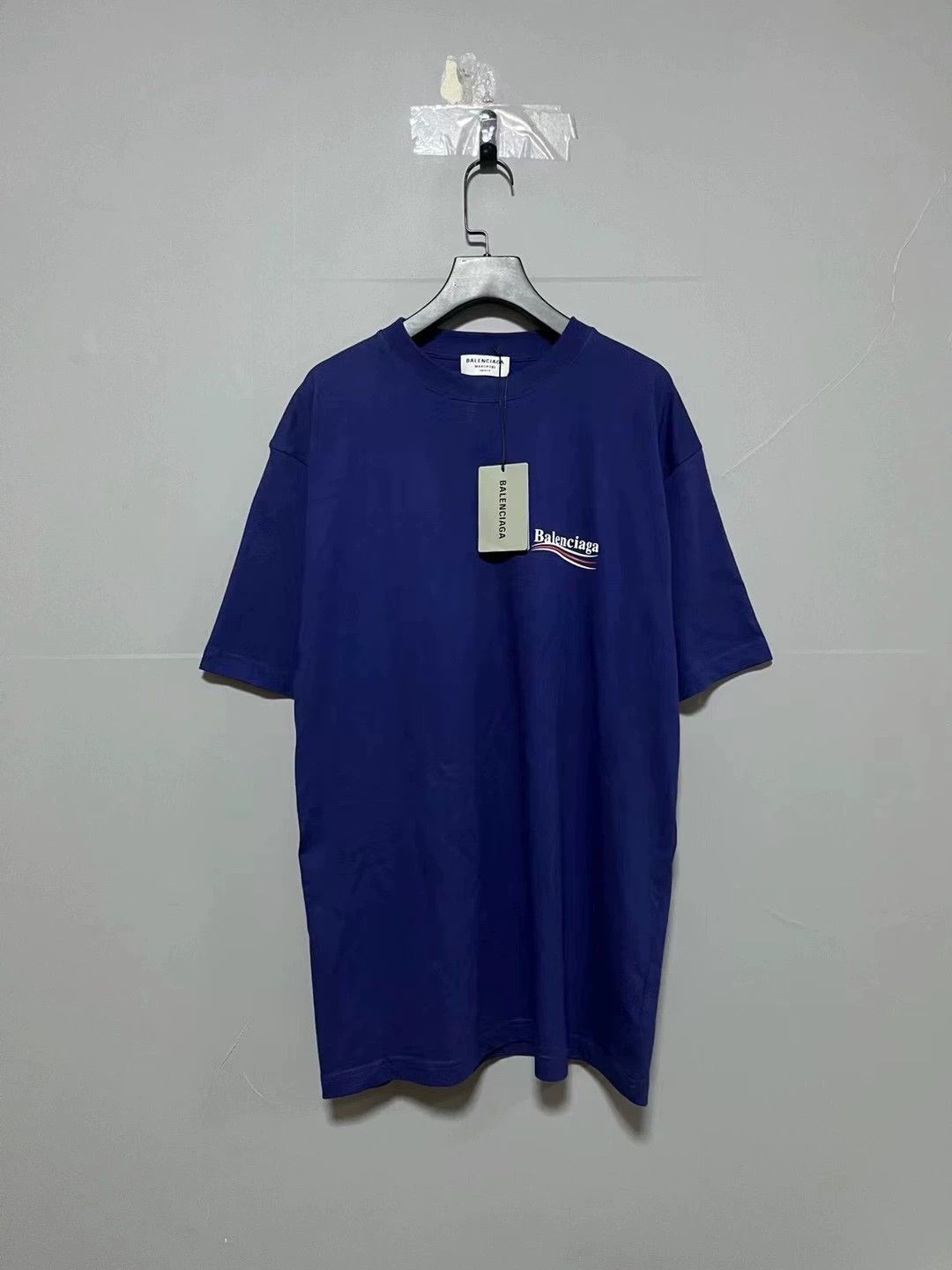 Balenciaga Balenciaga new blue cola short sleeved shirt Size US XS / EU 42 / 0 - 1 Thumbnail