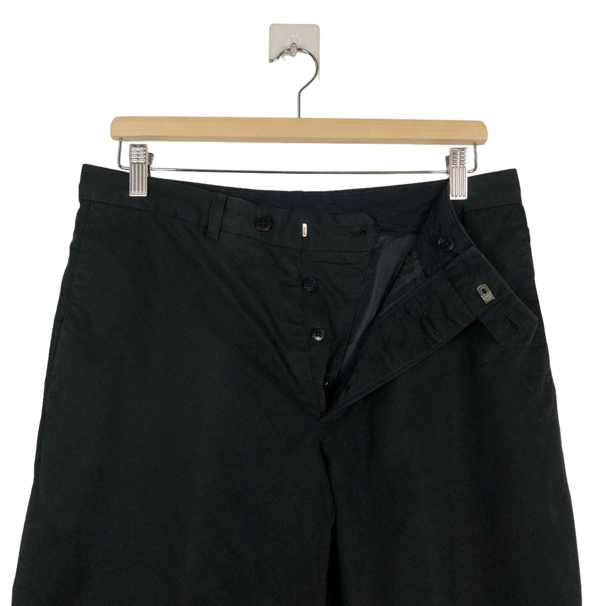 agnes b. 🔥Rich Black - Iconic Chore Work Pants Size US 32 / EU 48 - 8 Thumbnail