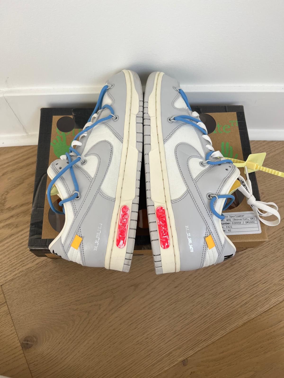 Nike Nike OW Dunk Low Size US 9.5 / EU 42-43 - 4 Thumbnail