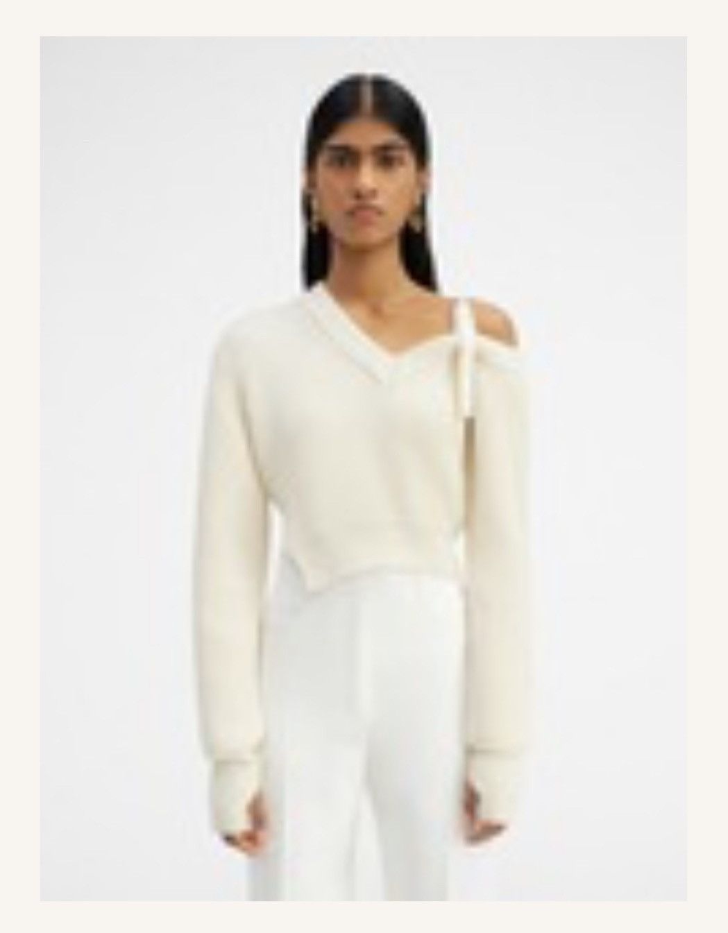Jacquemus Jacquemus off-white sweater Size XS / US 0-2 / IT 36-38 - 1 Thumbnail