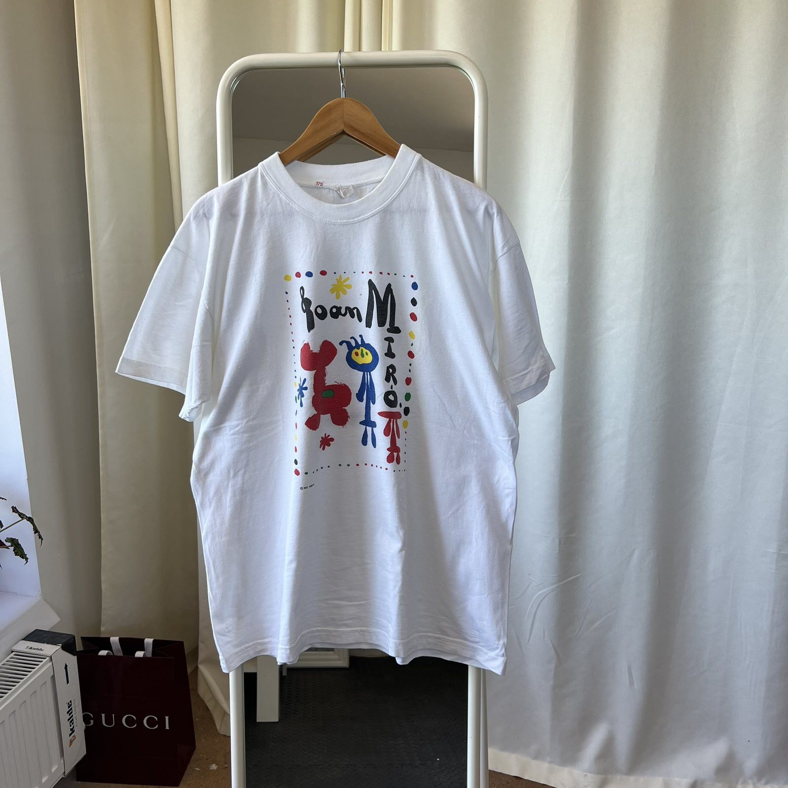 Vintage 94' Vintage Joan Miro Artwork T-Shirt Sz XL Size US XL / EU 56 / 4 - 1 Thumbnail