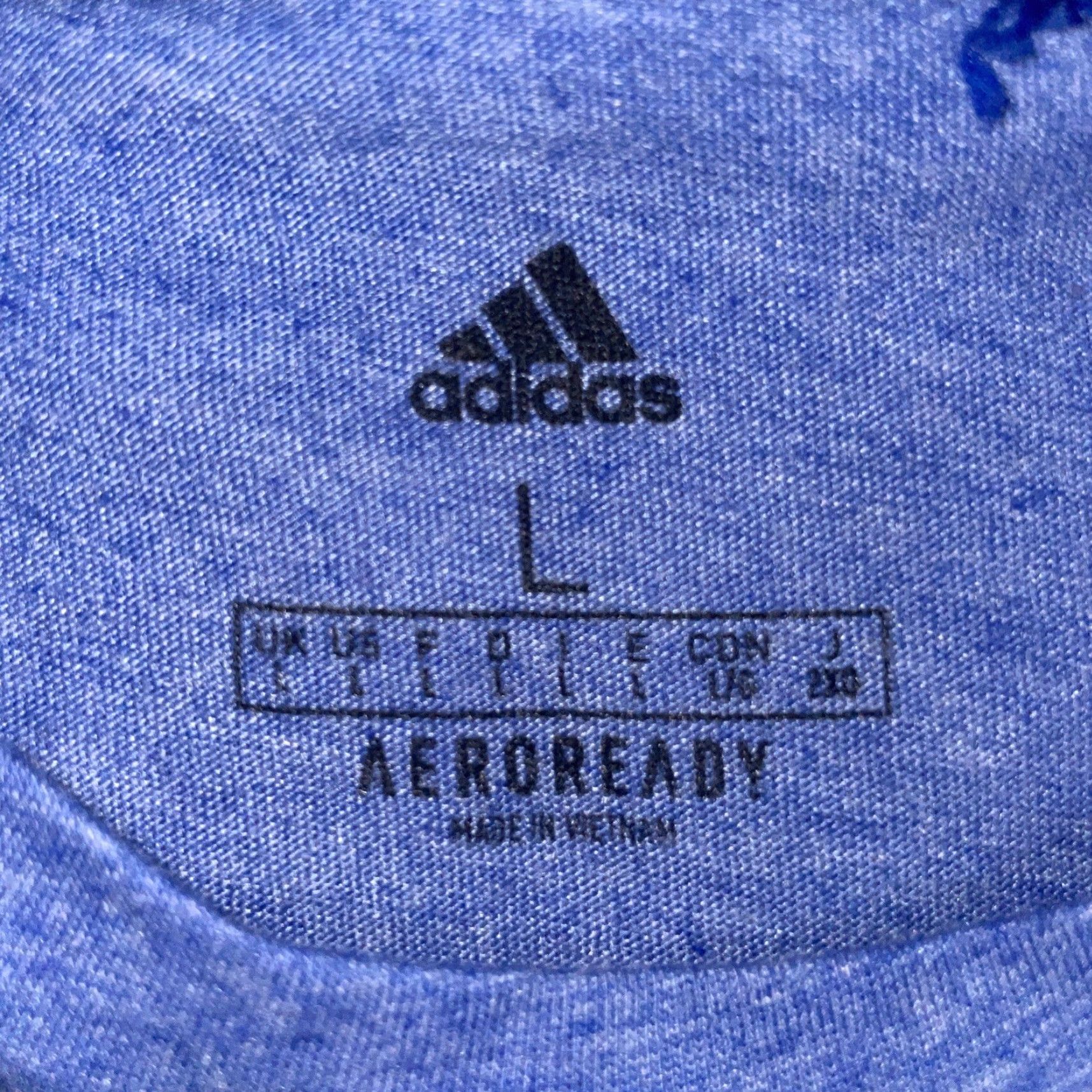Adidas Adidas Aeroready T-Shirt Mens L Blue Size US L / EU 52-54 / 3 - 3 Thumbnail