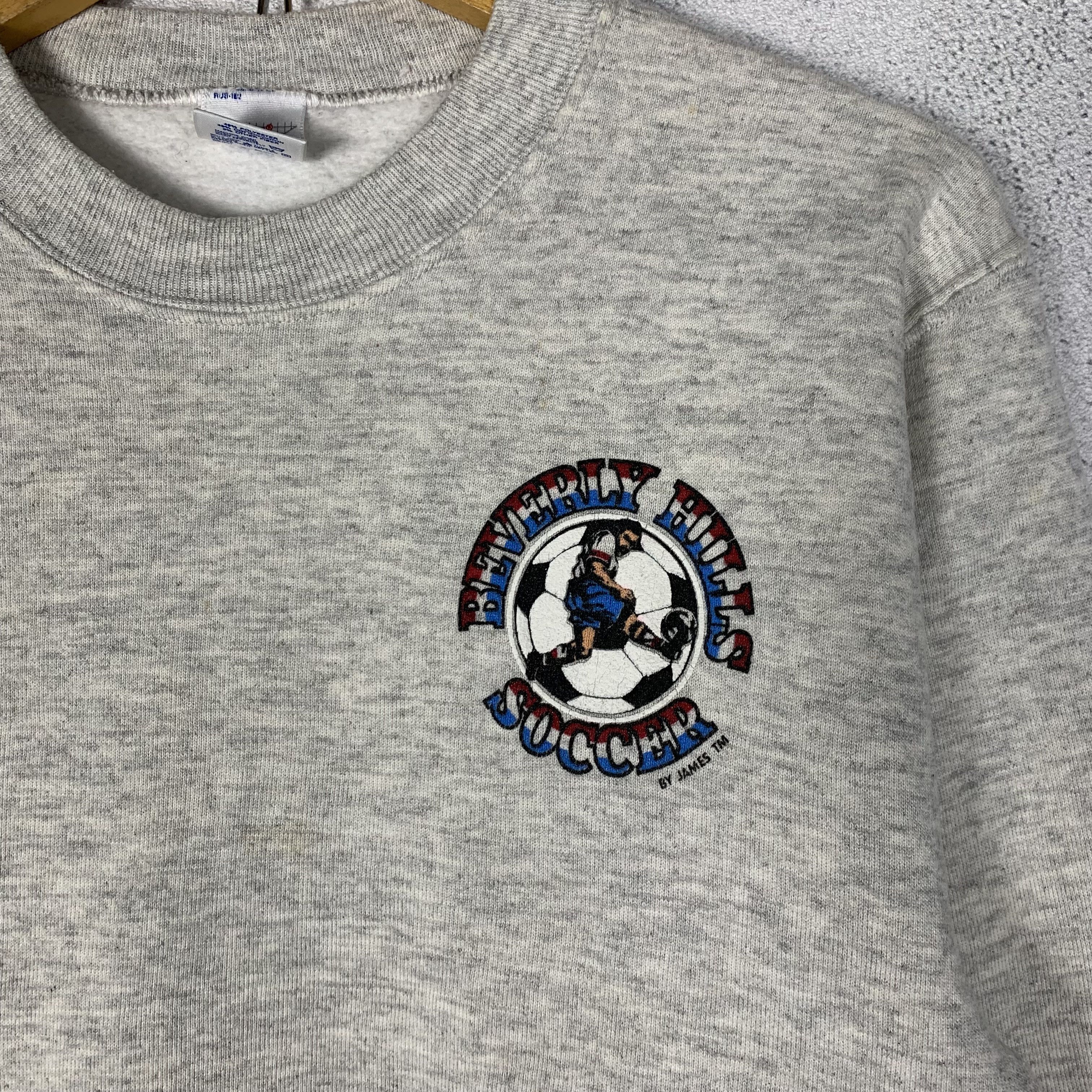 Vintage Vintage Beverly Hills Soccer Sweatshirt Crewneck Size US S / EU 44-46 / 1 - 4 Thumbnail