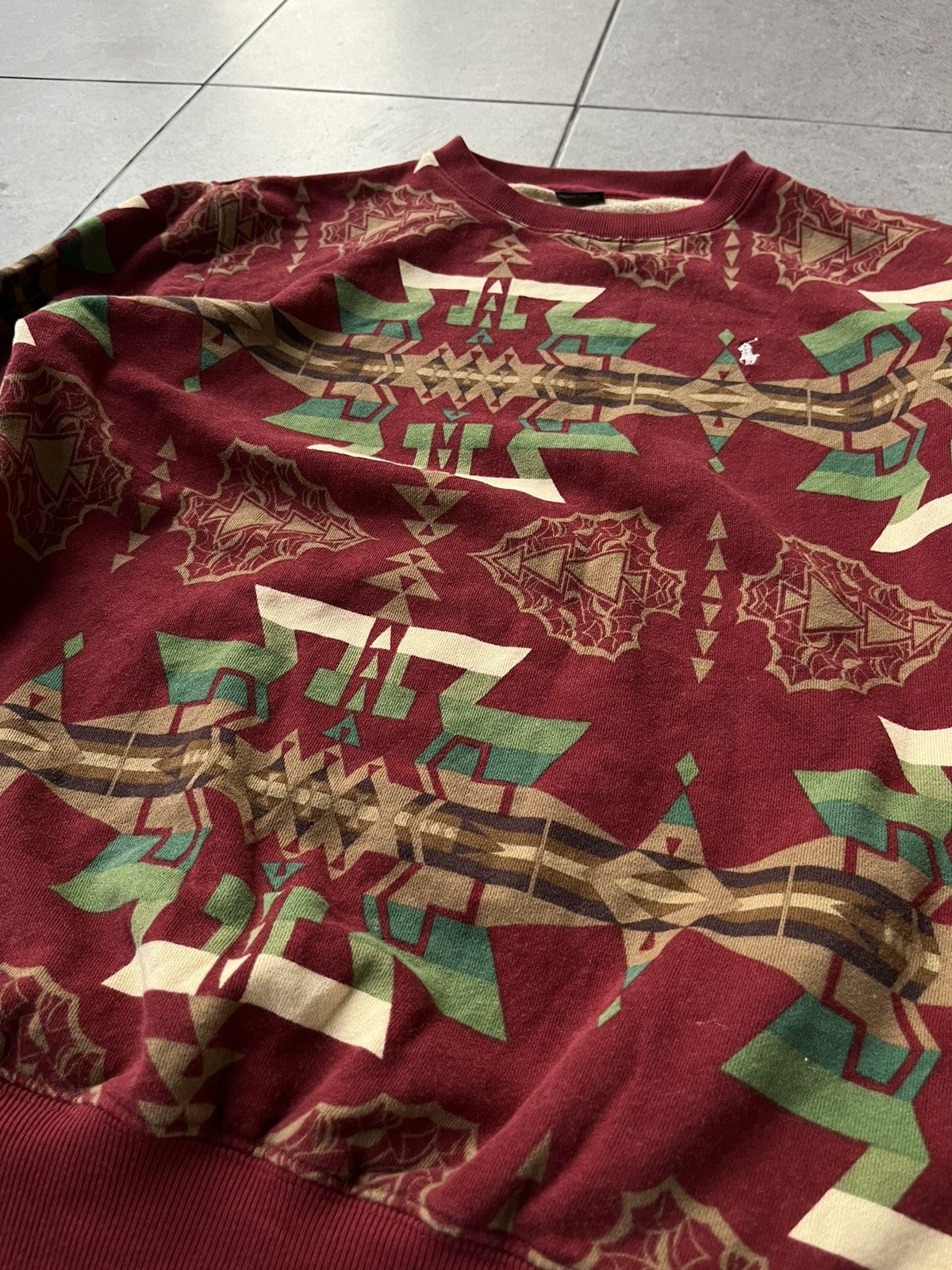 Polo Ralph Lauren × Vintage Polo Ralph Lauren Vintage Mini Logo New Year's Sweater Size US M / EU 48-50 / 2 - 3 Thumbnail