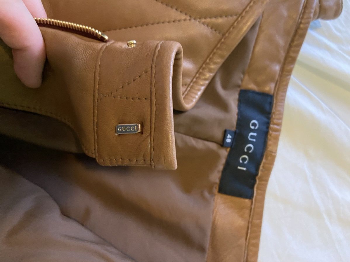 Gucci UNREAL CONDITION- Gucci by Tom Ford quilted moto pants Size US 32 / EU 48 - 13 Thumbnail