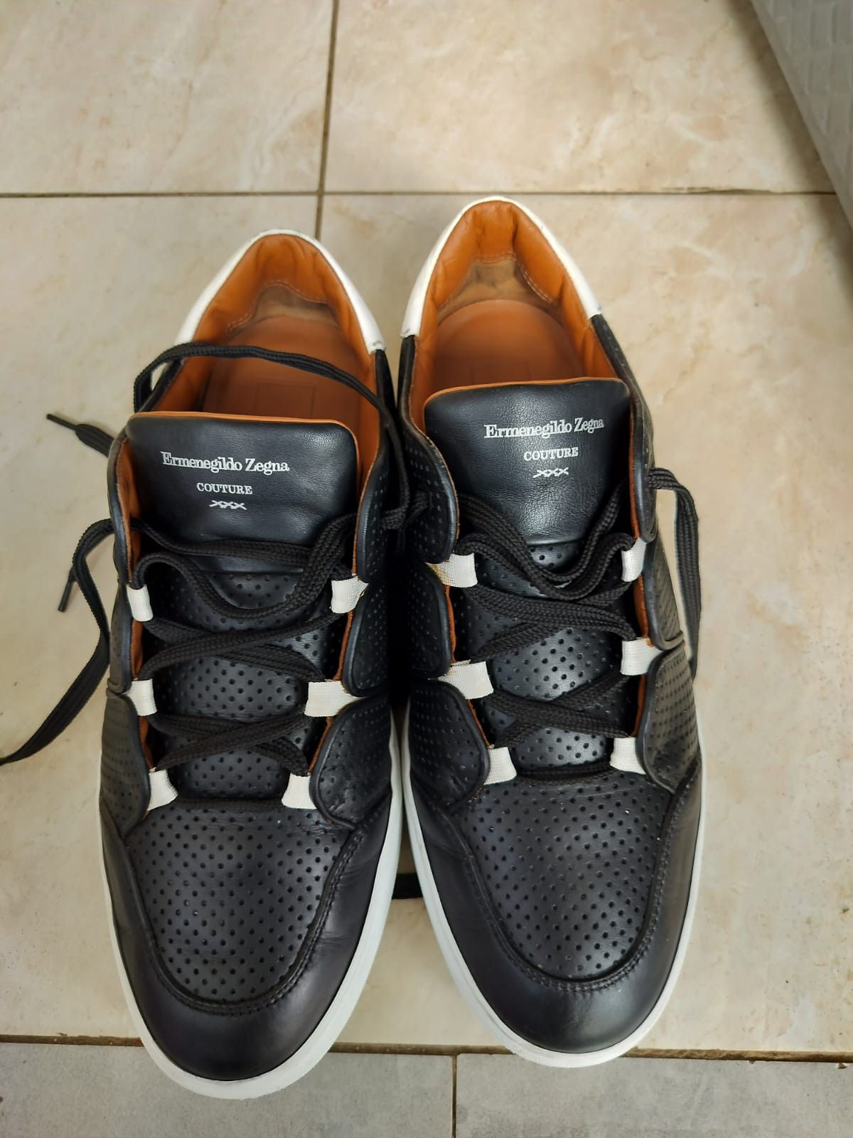Ermenegildo Zegna Ermenegildo zegna Tiziano leather sneaker Size US 9.5 / EU 42-43 - 1 Thumbnail