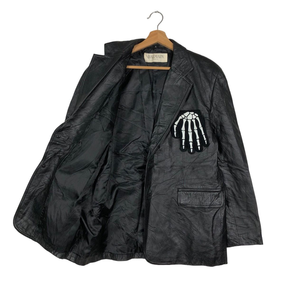 Balmain 🔥90’s Vintage Chore Leather Jacket Balmain Paris Size US M / EU 48-50 / 2 - 9 Thumbnail