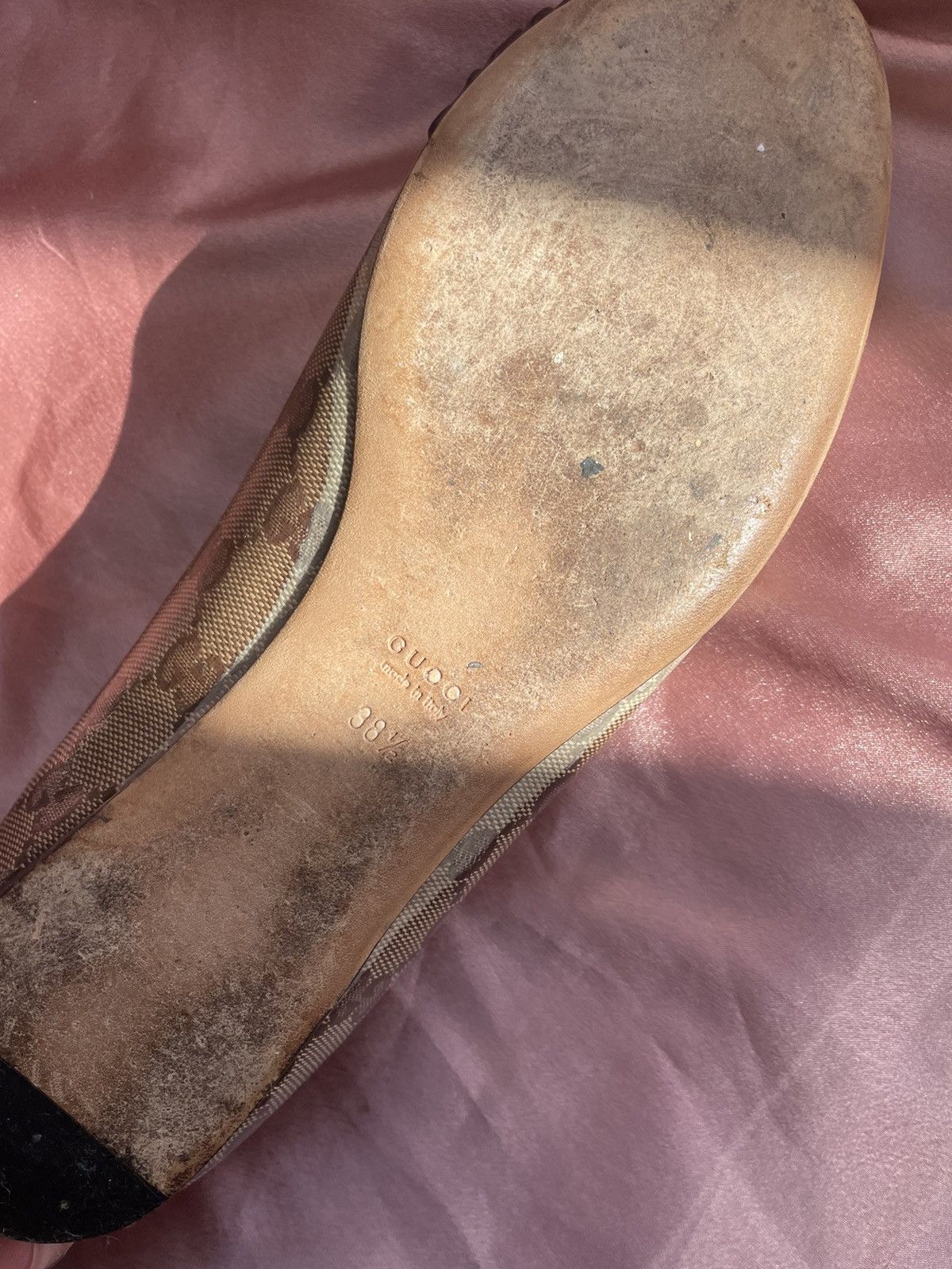 Gucci Gucci Hysteria Monogram Ballet Flats Size US 8 / IT 38 - 16 Thumbnail
