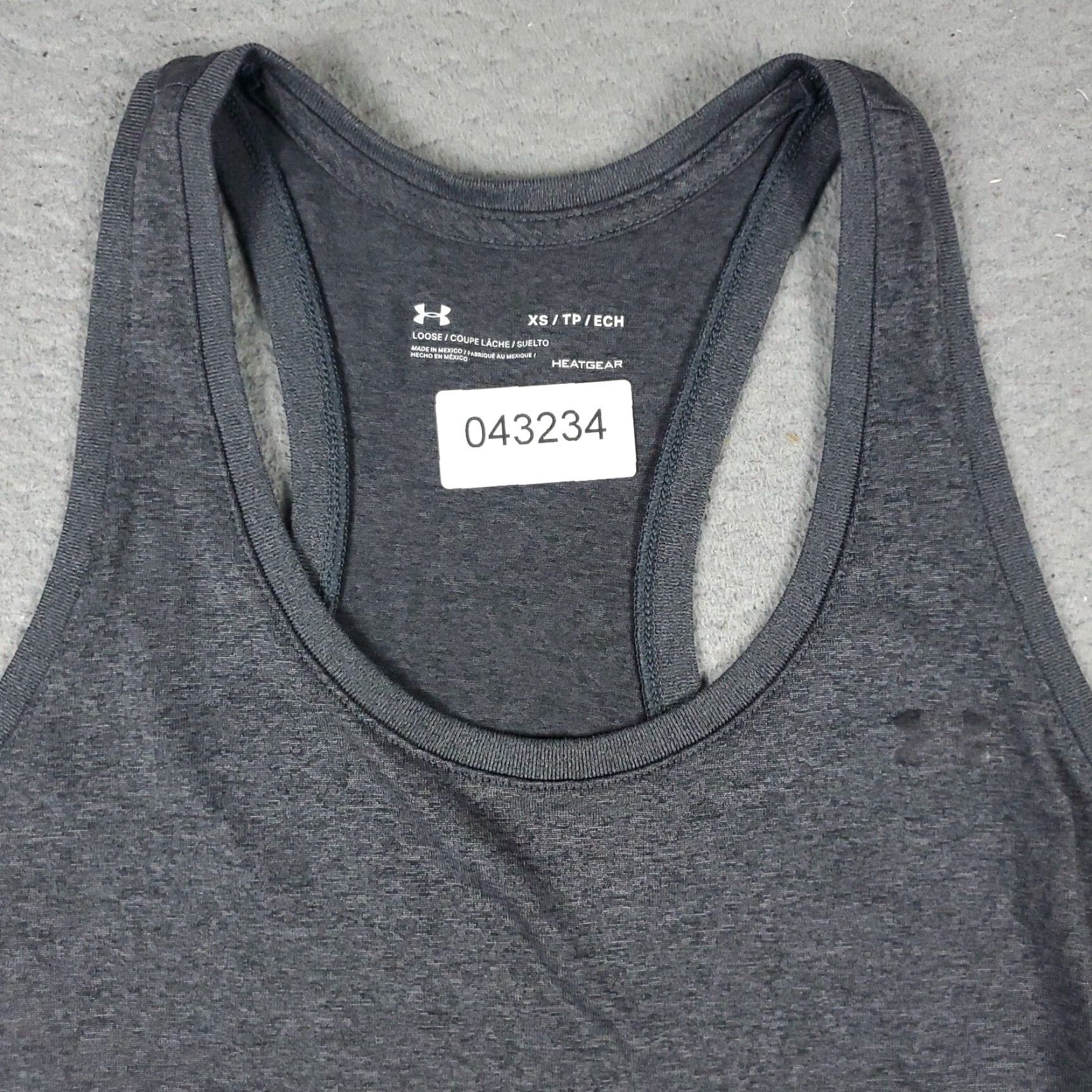 Under Armour Under Armour Tank Top Shirt Womens XS Gray Active Running Gym Shirt Tank XS Women Gray Activewear Sports Size XS / US 0-2 / IT 36-38 - 3 Thumbnail