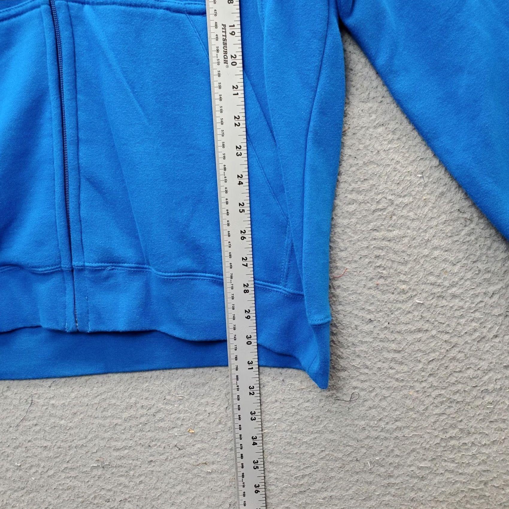Layer 8 Layer 8 Hoodie Mens M Blue Quick Dry Pouch Pocket Long Sleeve Drawstring Zipper Size US M / EU 48-50 / 2 - 4 Thumbnail