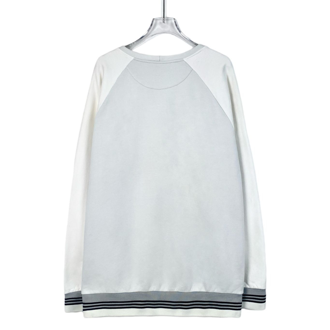 Fendi Fendi Mens White Sweatshirt With Iconic Bag Bug Eyes Size US L / EU 52-54 / 3 - 2 Thumbnail