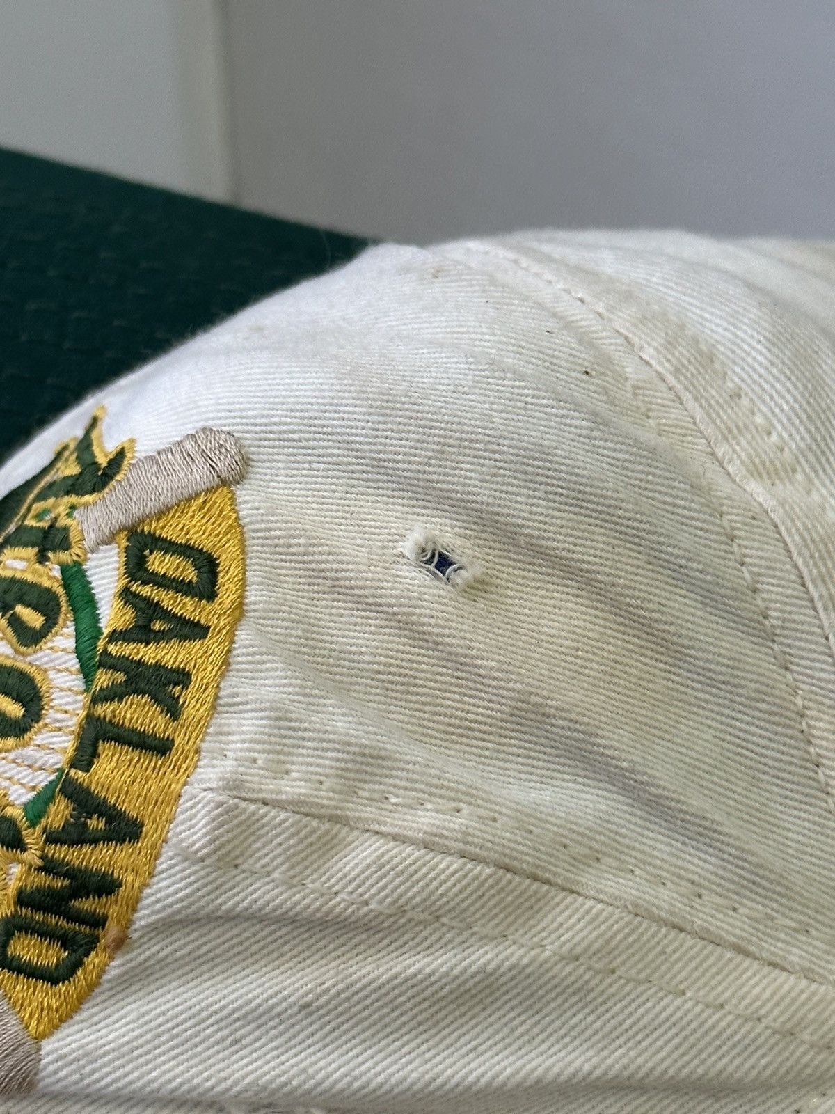 MLB Vintage Oakland Athletics MLB Made In USA Cap Size ONE SIZE - 4 Thumbnail