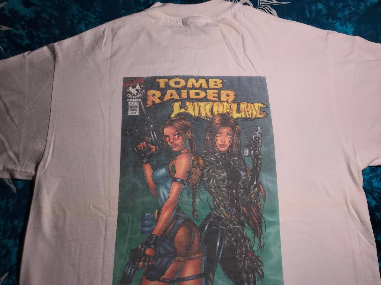 Vintage VINTAGE 97s TOMB RAIDER WITCHBLADE Shirts LARA CROFT COMICS Size US M / EU 48-50 / 2 - 18 Thumbnail