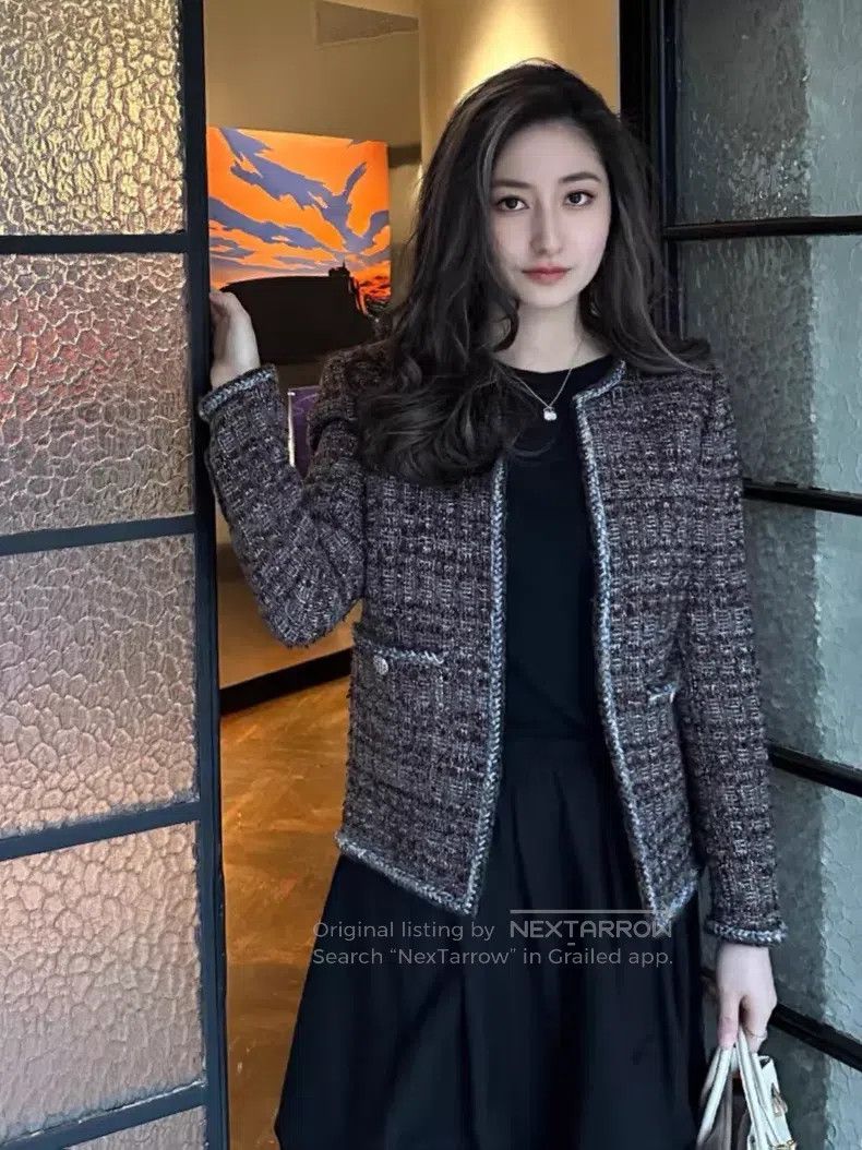 Chanel Chanel Mixed-colored tweed long-sleeved coat Size XXS / US 00 / IT 34 - 9 Thumbnail