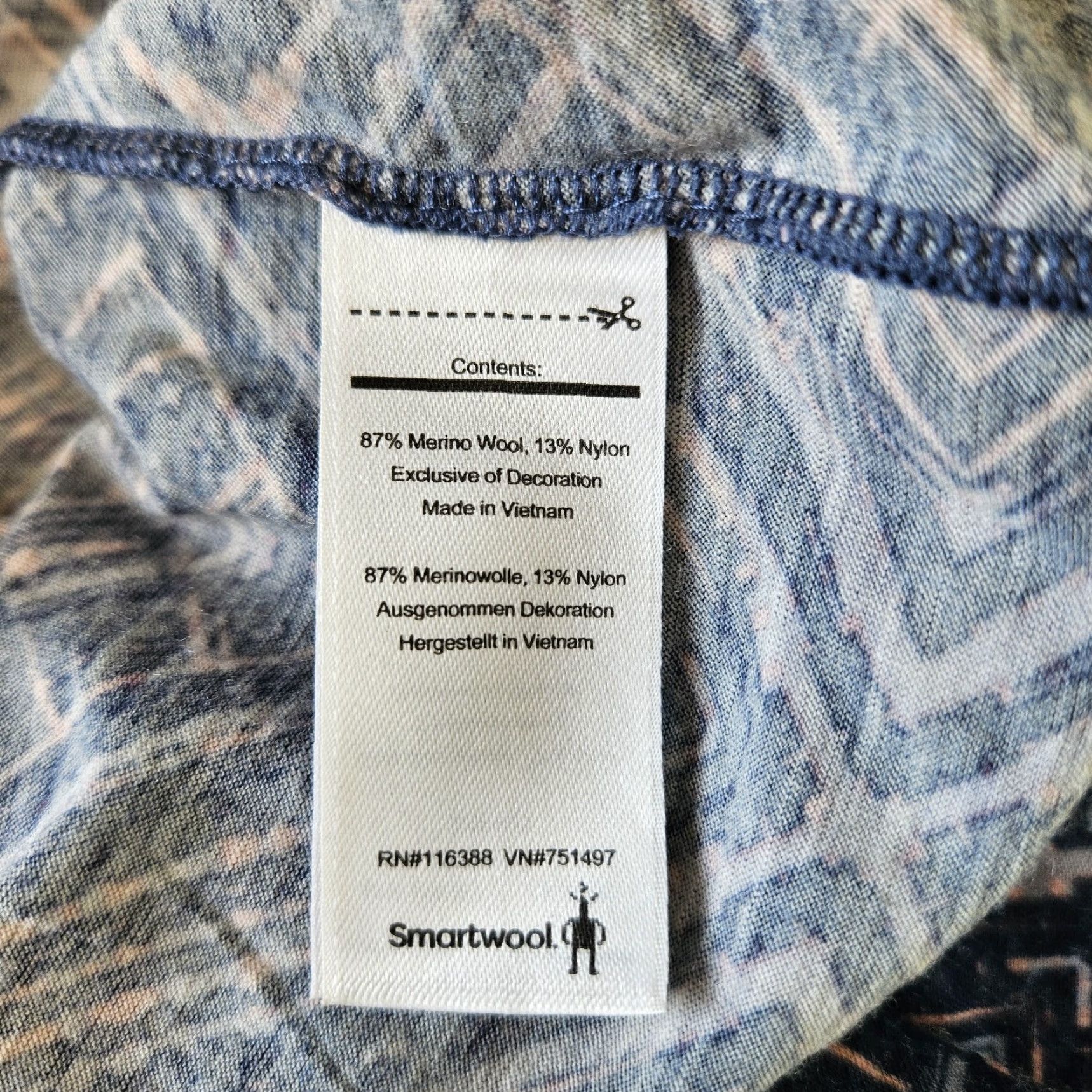Smartwool Smartwool Womens Dress Sz Medium Blue Pink Scoop Neck Racerback Size M / US 6-8 / IT 42-44 - 4 Thumbnail