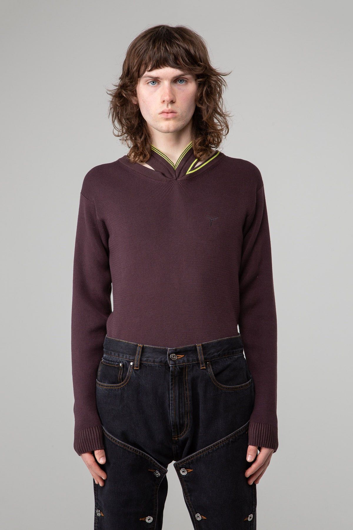 Y/Project $600 Y/Project Triple Neck Knit Sweater Size US XL / EU 56 / 4 - 1 Thumbnail