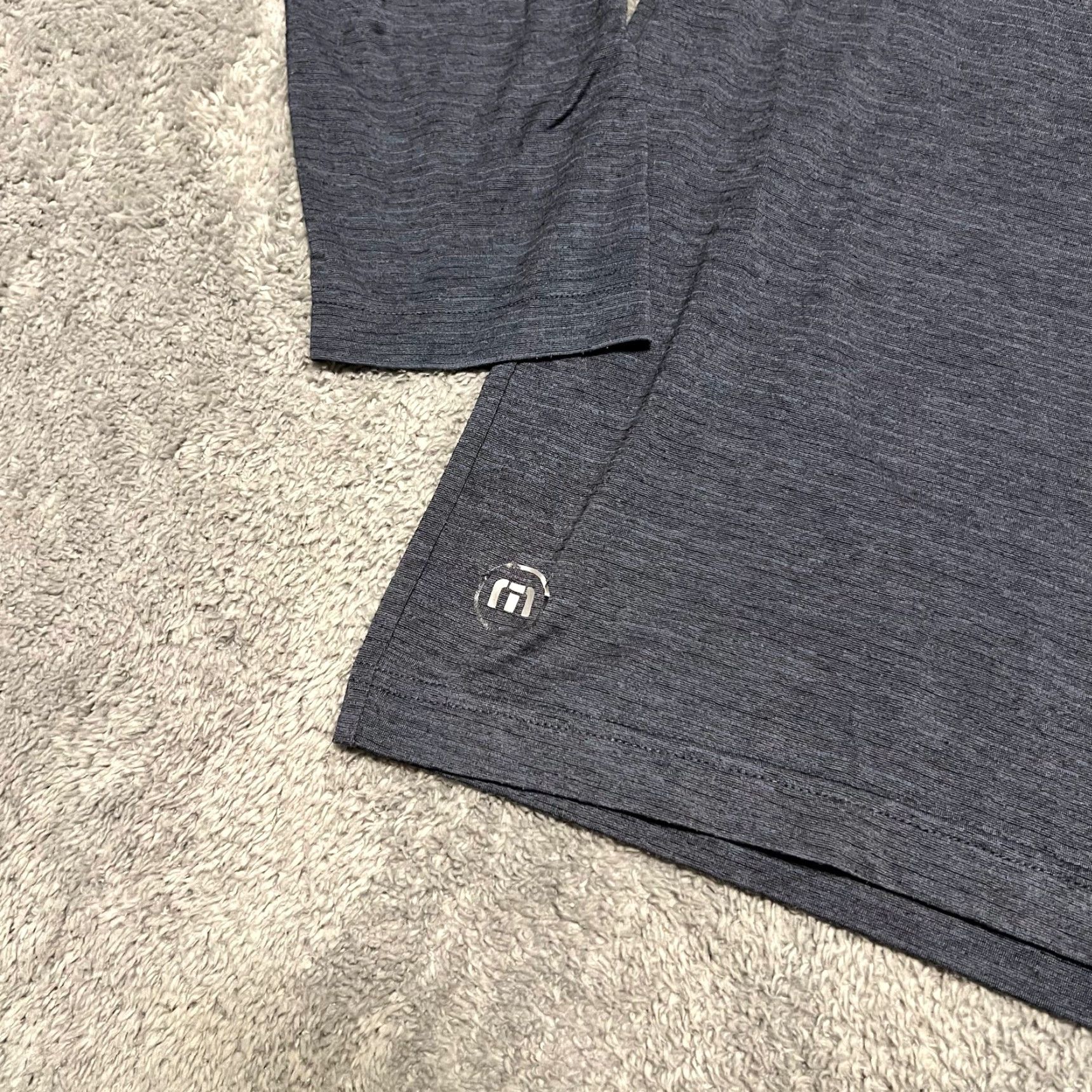TravisMathew Travis Mathew Shirt Mens Large Blue Quarter Zip Golf Long Sleeve Performance Shirt Mens Large Blue Quarter Zip Golf Long Sleeve Performance Size US L / EU 52-54 / 3 - 2 Thumbnail