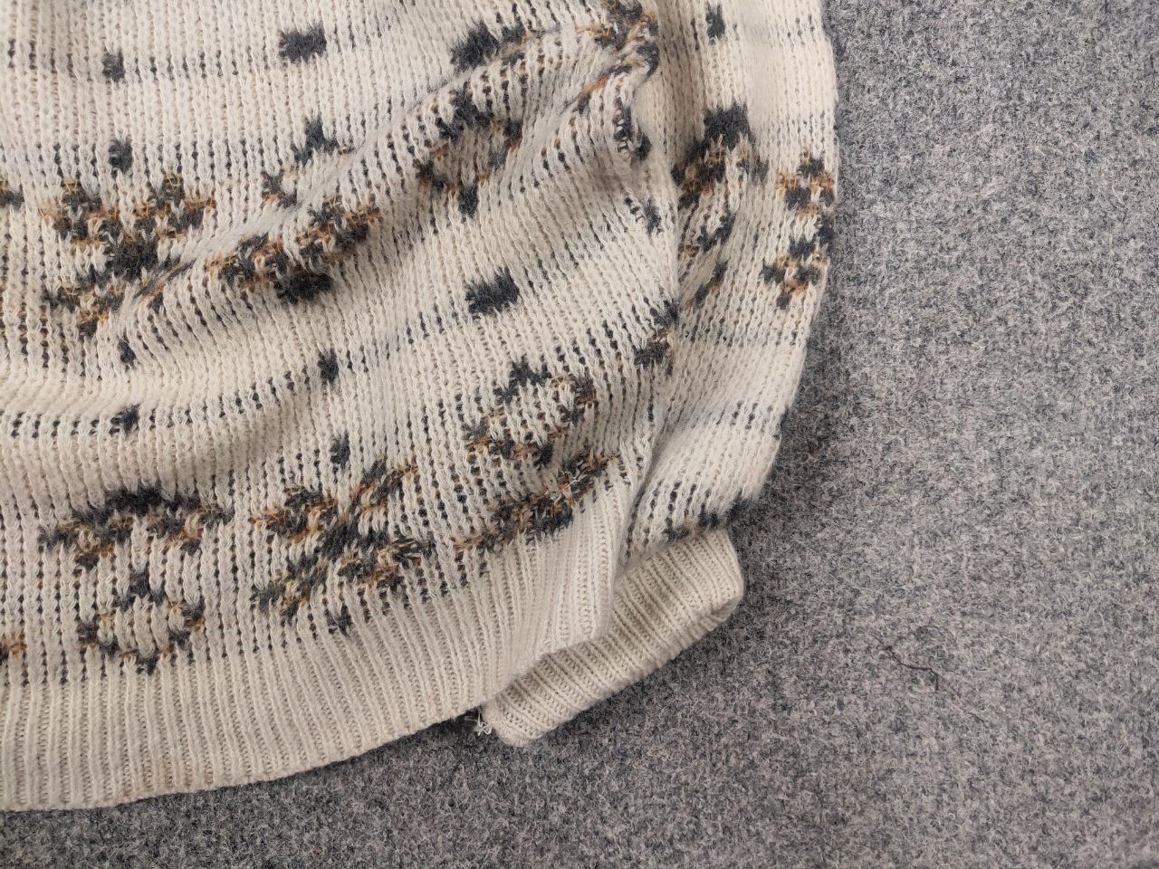 Arrow Arrow Vintage 70's Wool blend Pattern Knit Sweater USA Made Size US S / EU 44-46 / 1 - 9 Thumbnail
