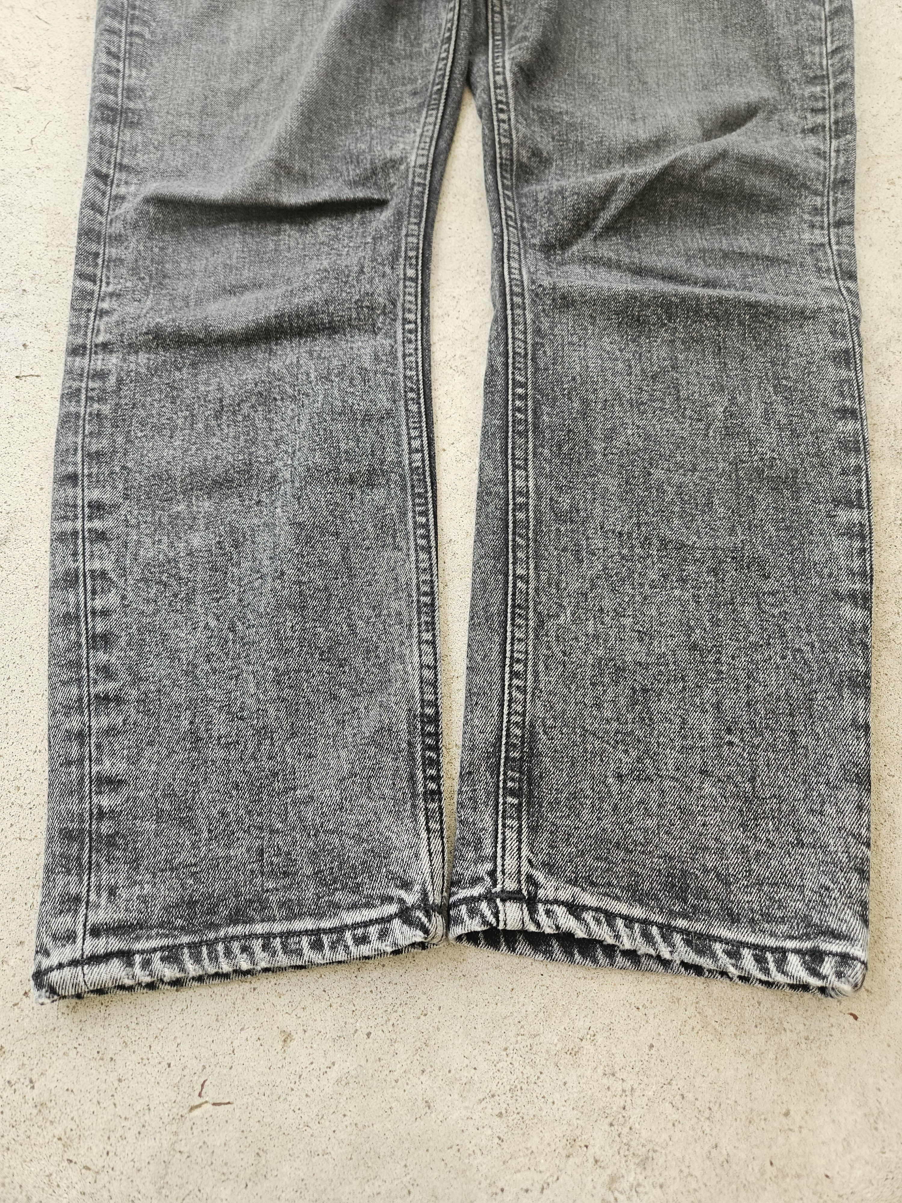 Acne Studios Blå Konst Melk Black Marble Gray Patch Denim Jeans Size US 33 - 5 Thumbnail