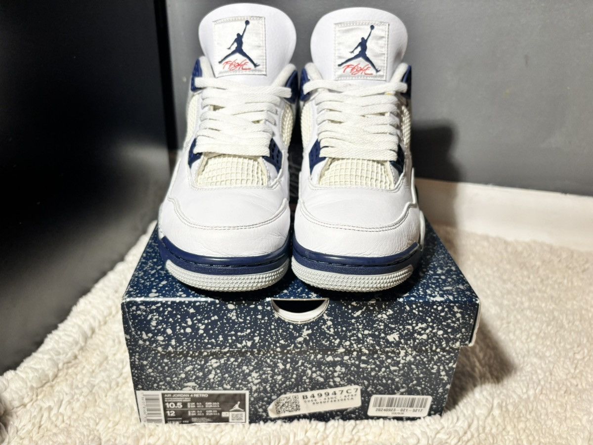 Jordan Brand Midnight Navy Air Jordan 4 Size US 10.5 / EU 43-44 - 2 Thumbnail
