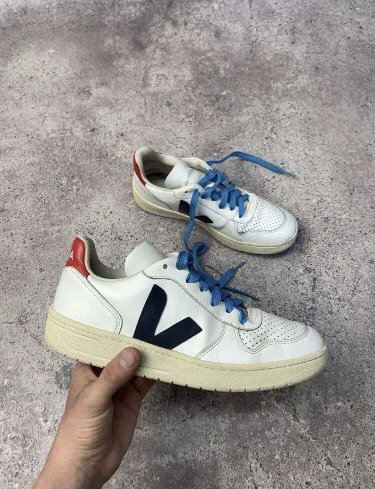 Japanese Brand Vintage White Veja Leather Shoes Sneakers Japanese Y2K Size US 8 / EU 41 - 5 Thumbnail