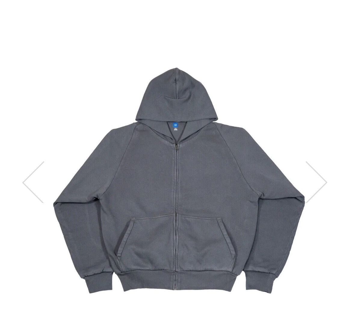 Image of Yeezy Season Yzy Zip Up Grey, Men's (Size Small)