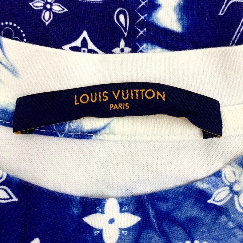 Louis Vuitton Louis Vuitton 22 blue logo presbyopic cotton crewneck shor Size US S / EU 44-46 / 1 - 5 Thumbnail